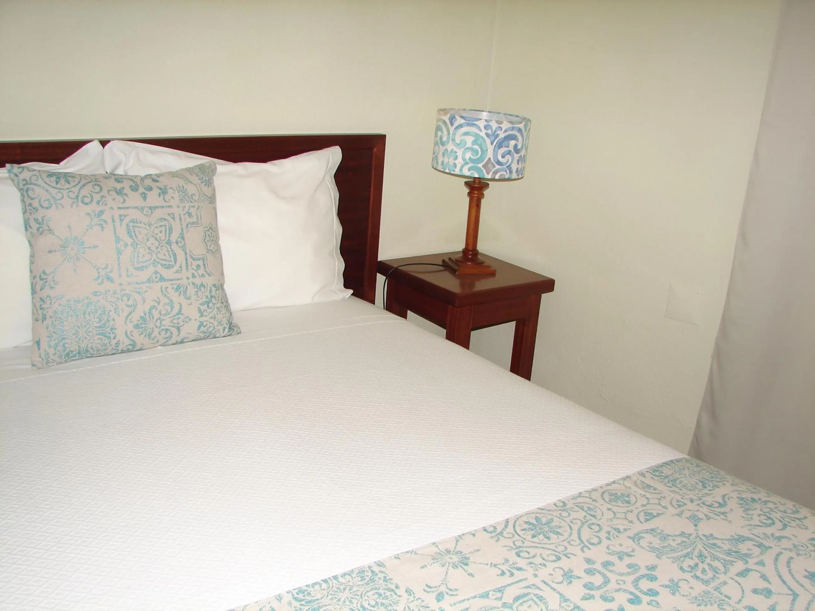 Decorative detail, Bed in Hotel Santa Barbara