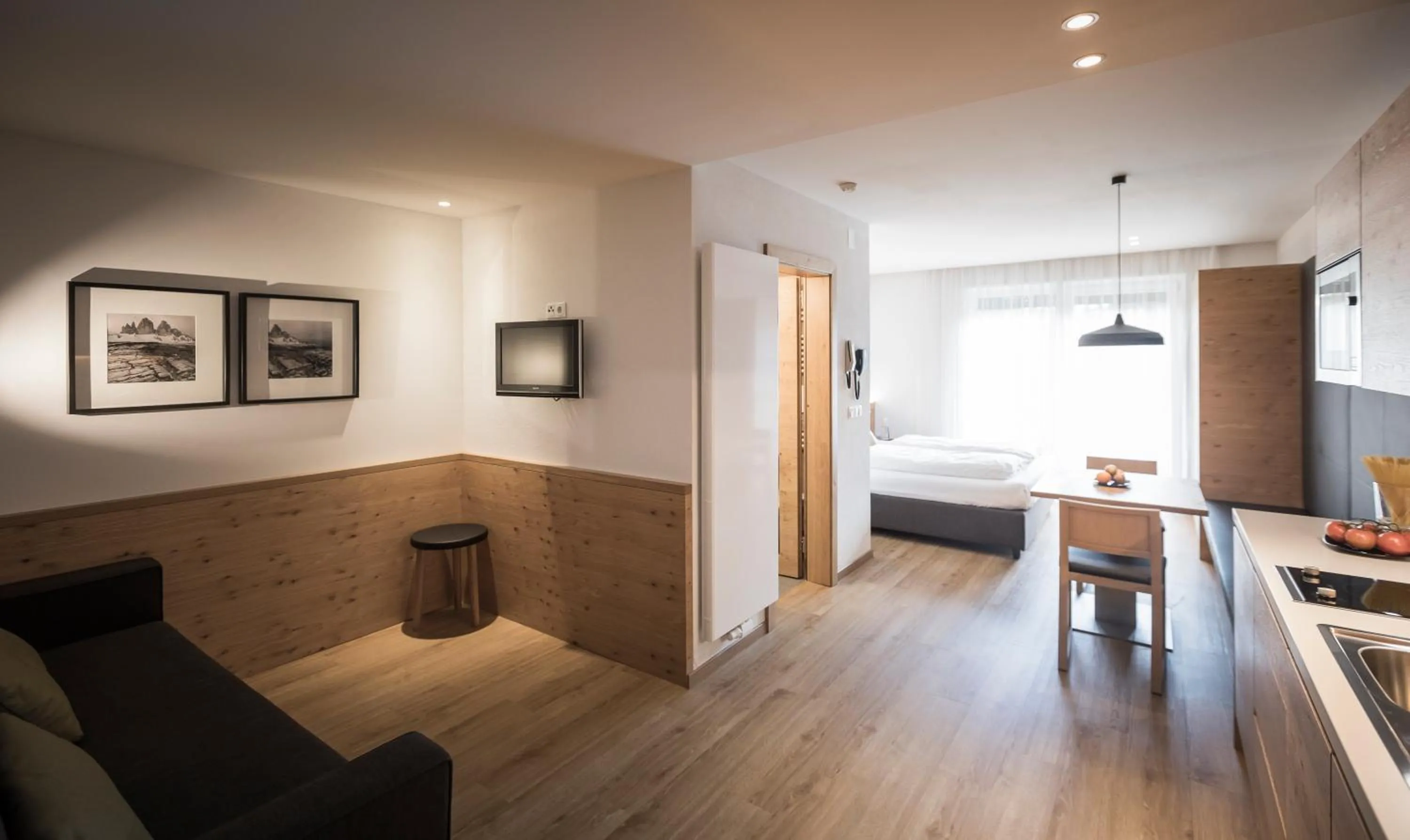 Living room, Bed in Residence Margareth