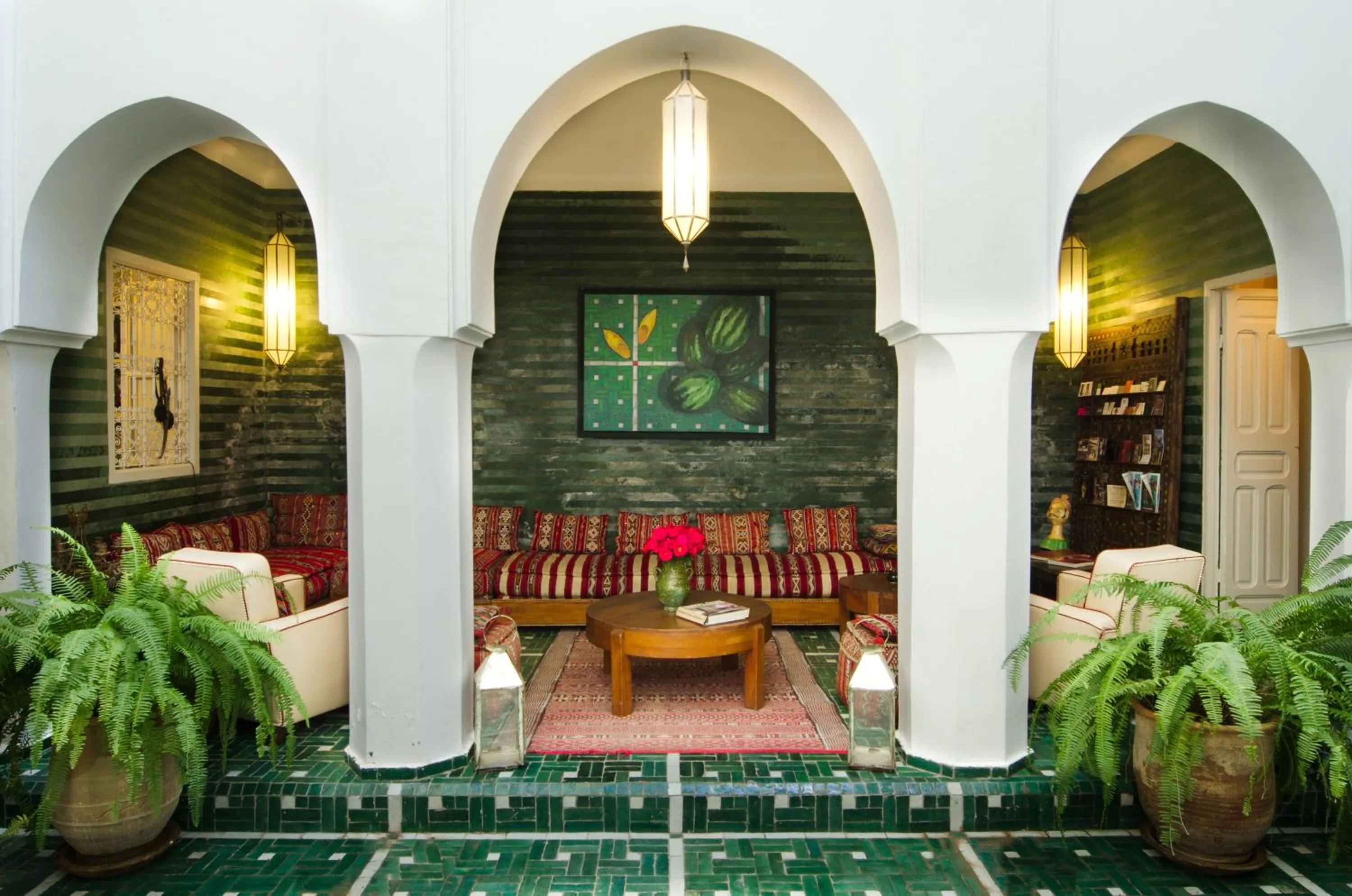 Lobby or reception in Riad Vert