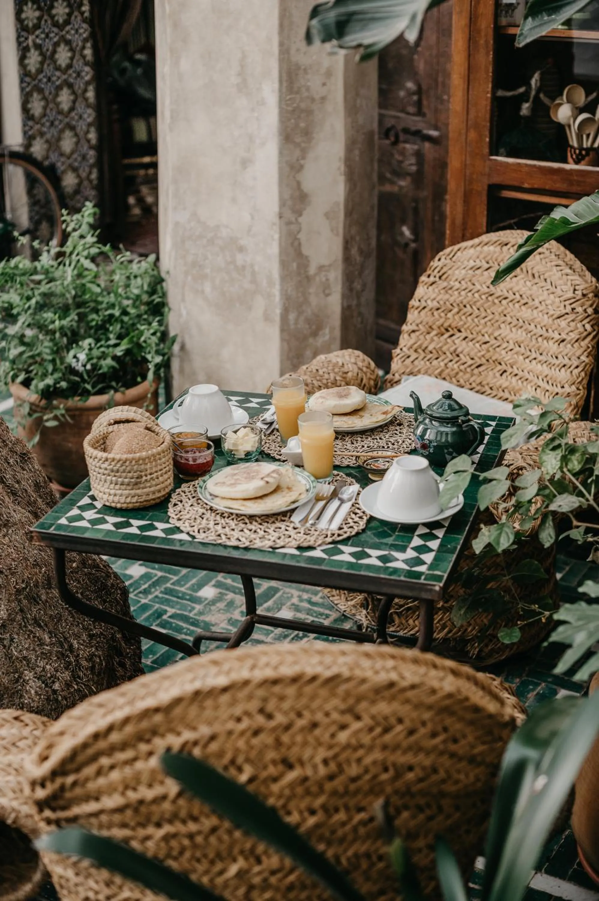 Patio in Riad Vert