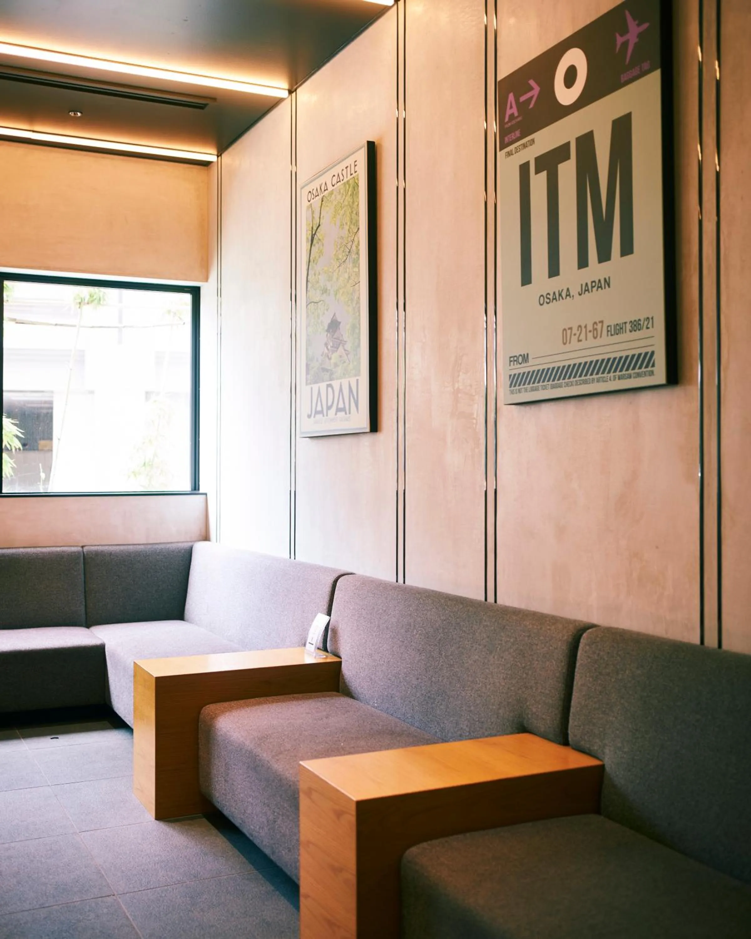 Lobby or reception in hotel androoms Shin-Osaka