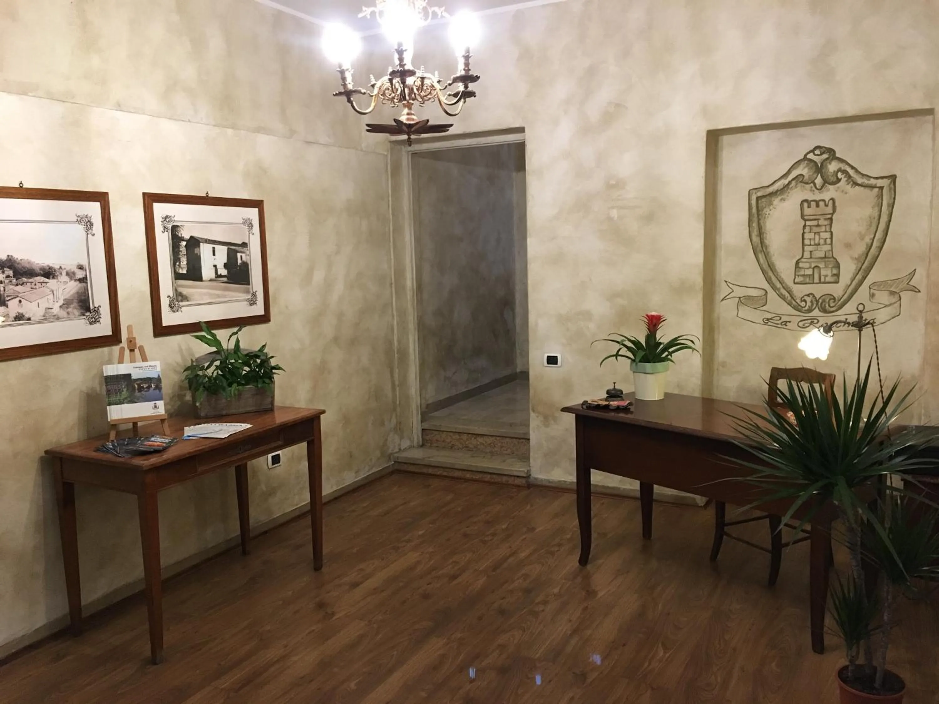 Lobby or reception in La Rocchetta