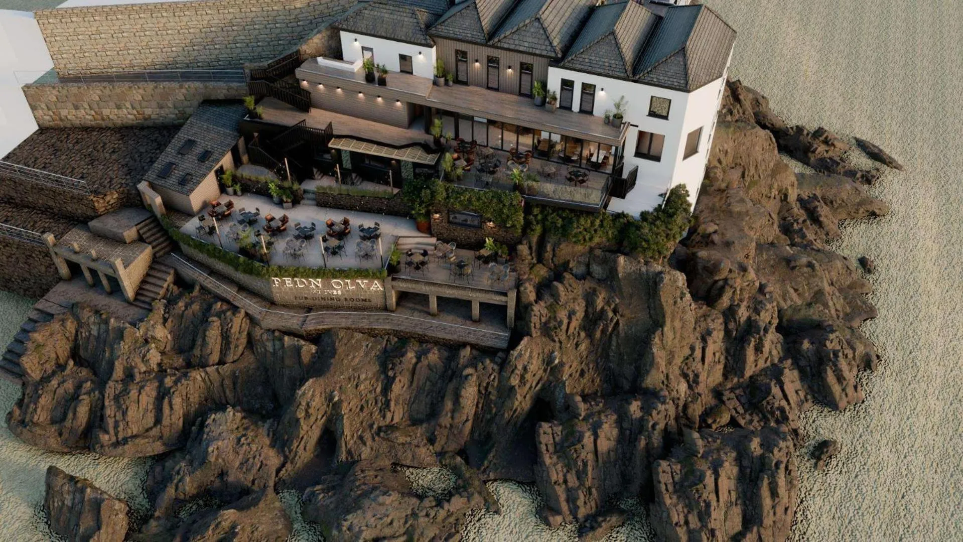 Property building in Pedn-Olva