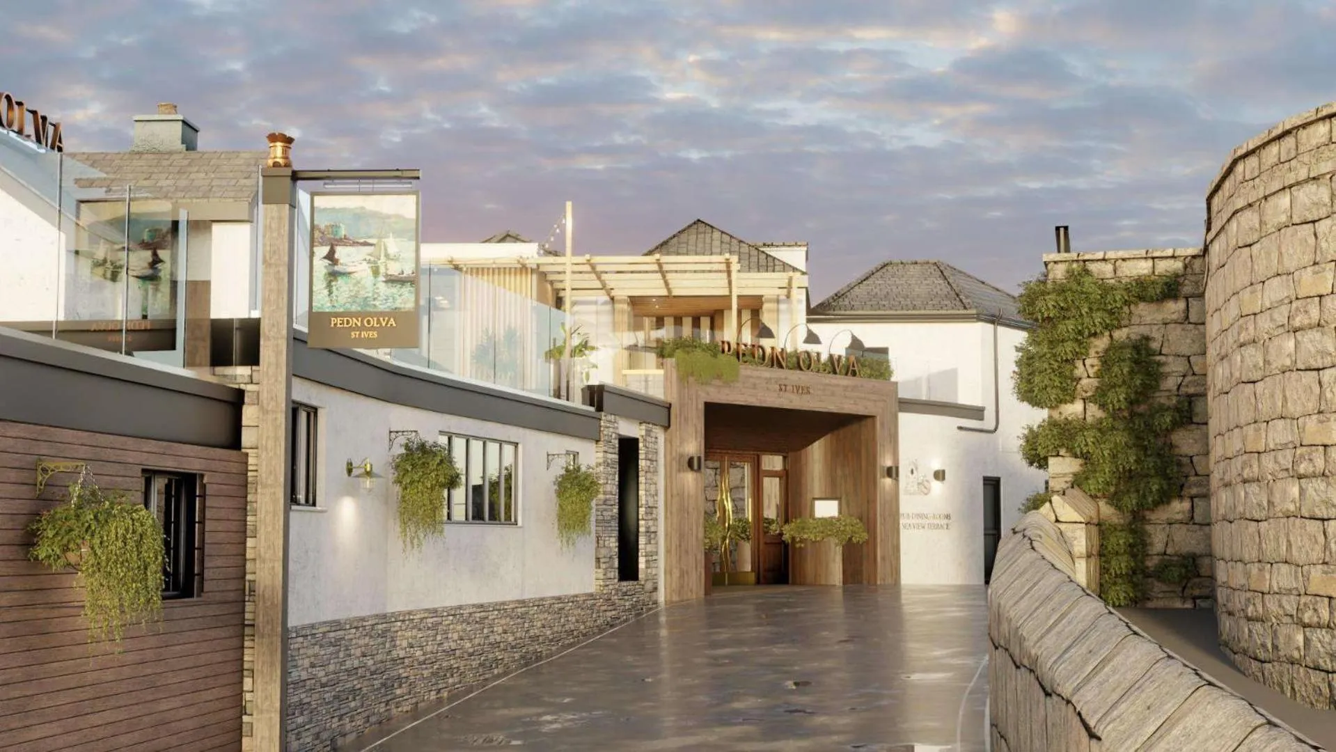 Property building in Pedn-Olva