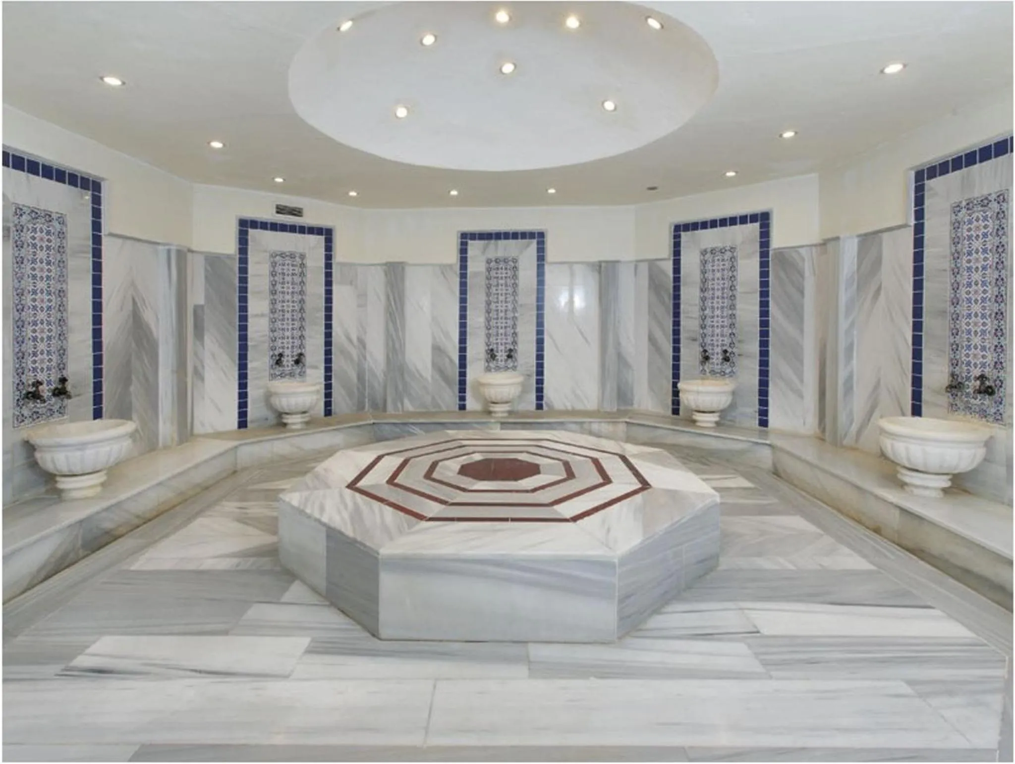 Steam room in Bodrum Park Resort