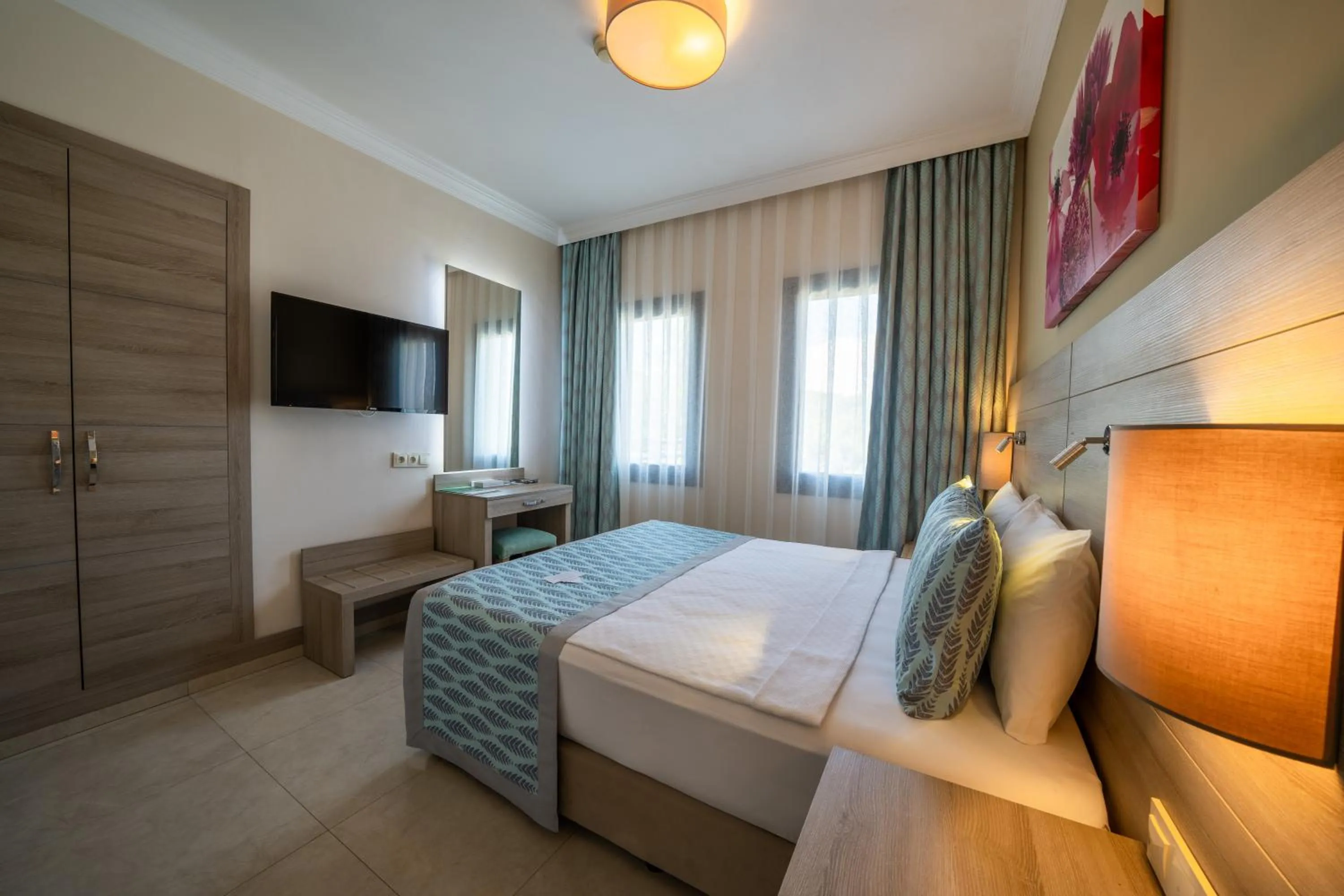 Bed in Bodrum Park Resort