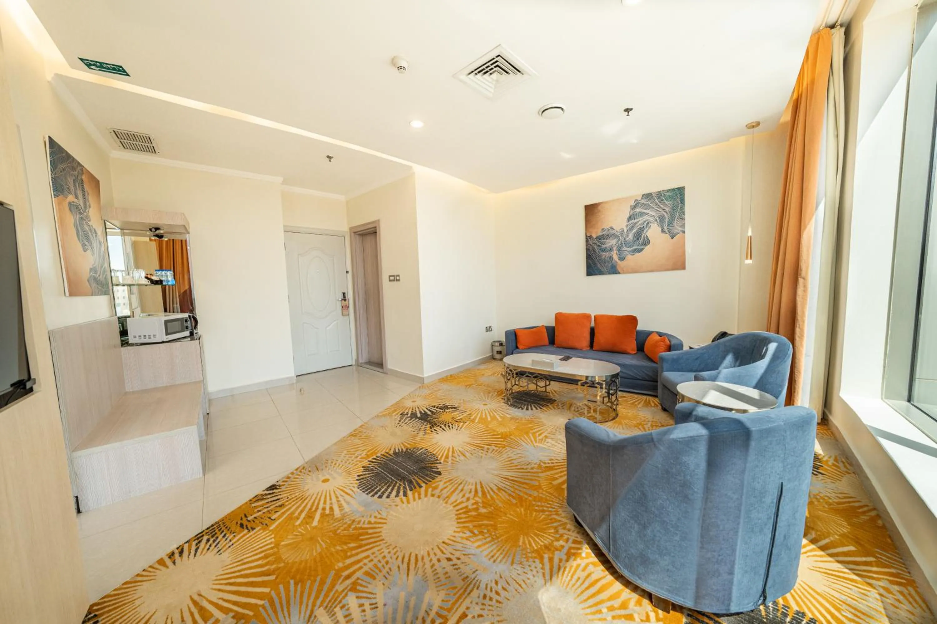 Living room in فندق وهج بوليفارد Wahaj Boulevard Hotel