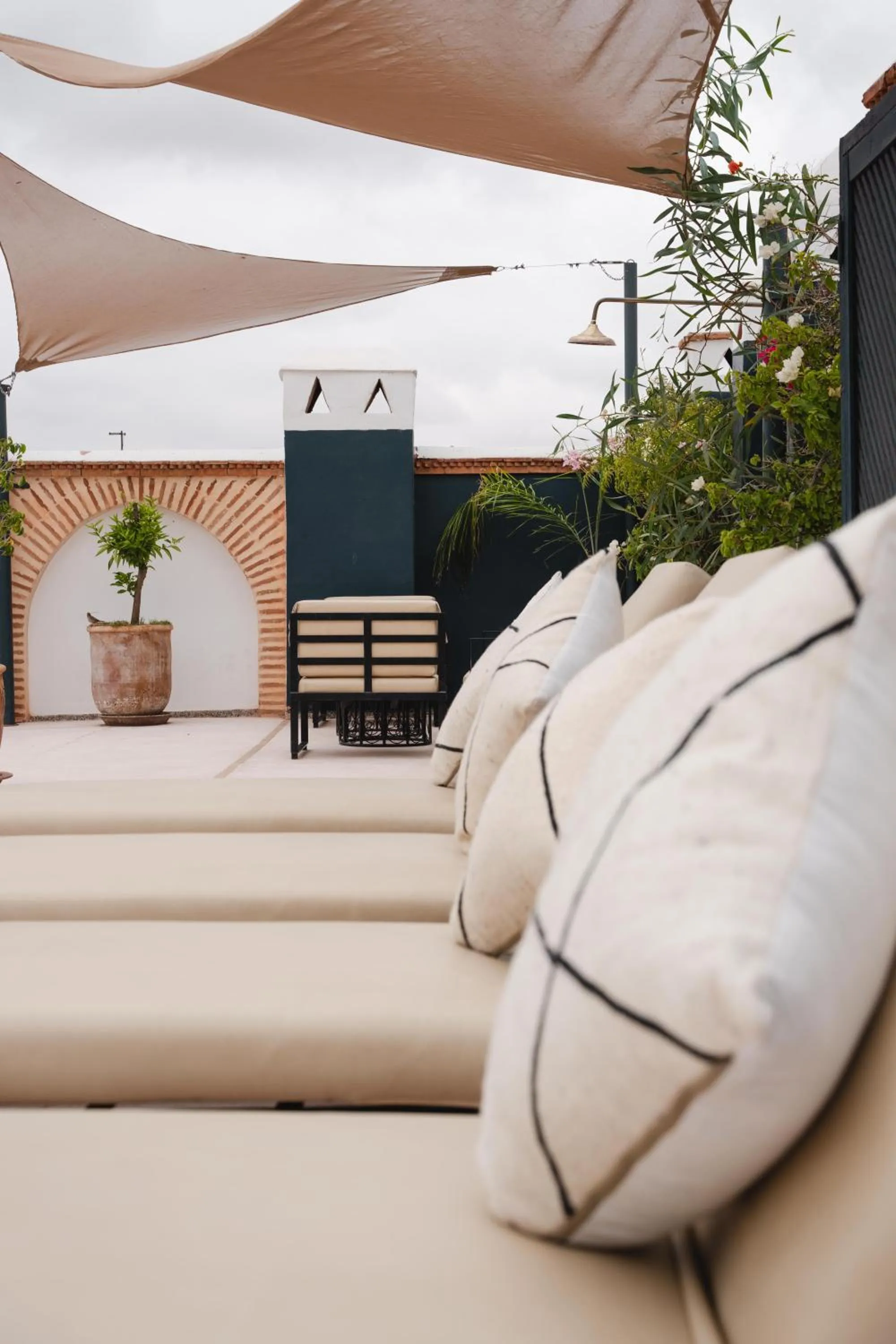 Balcony/Terrace in The Central House Marrakech Medina