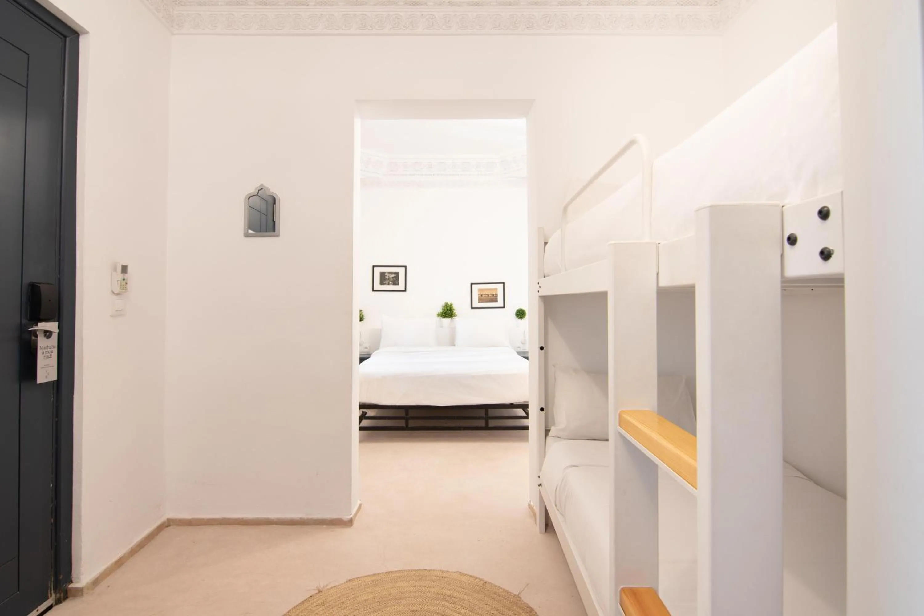 Bed in The Central House Marrakech Medina