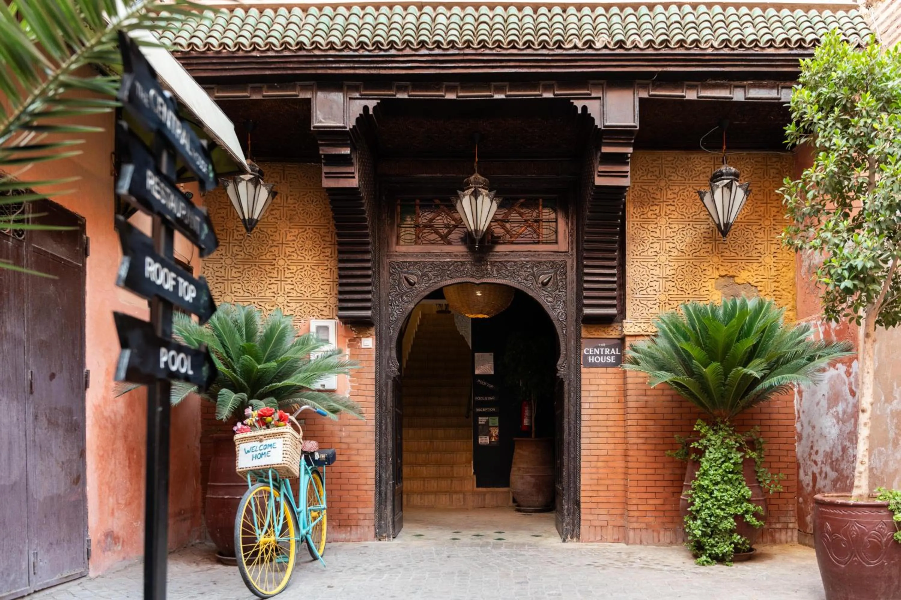 Facade/entrance in The Central House Marrakech Medina