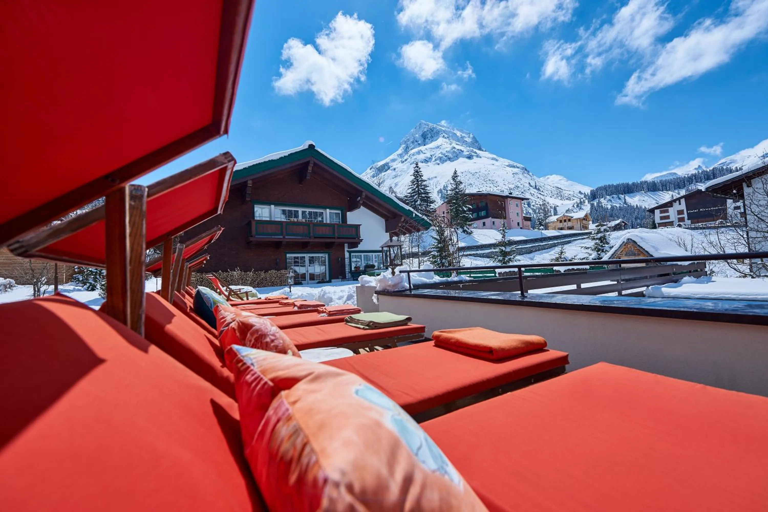 Balcony/Terrace in Boutique-Hotel Schmelzhof