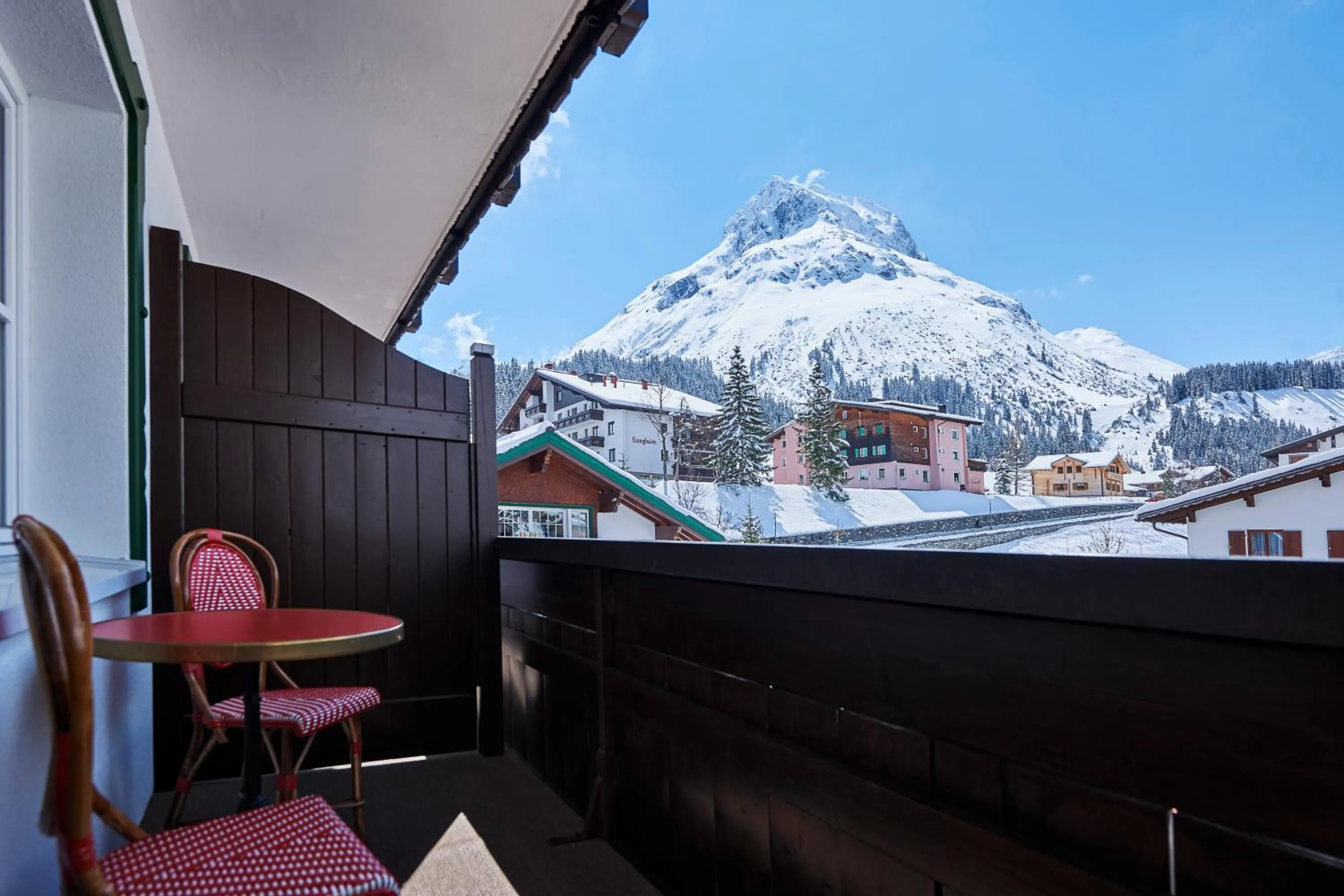 Balcony/Terrace in Boutique-Hotel Schmelzhof