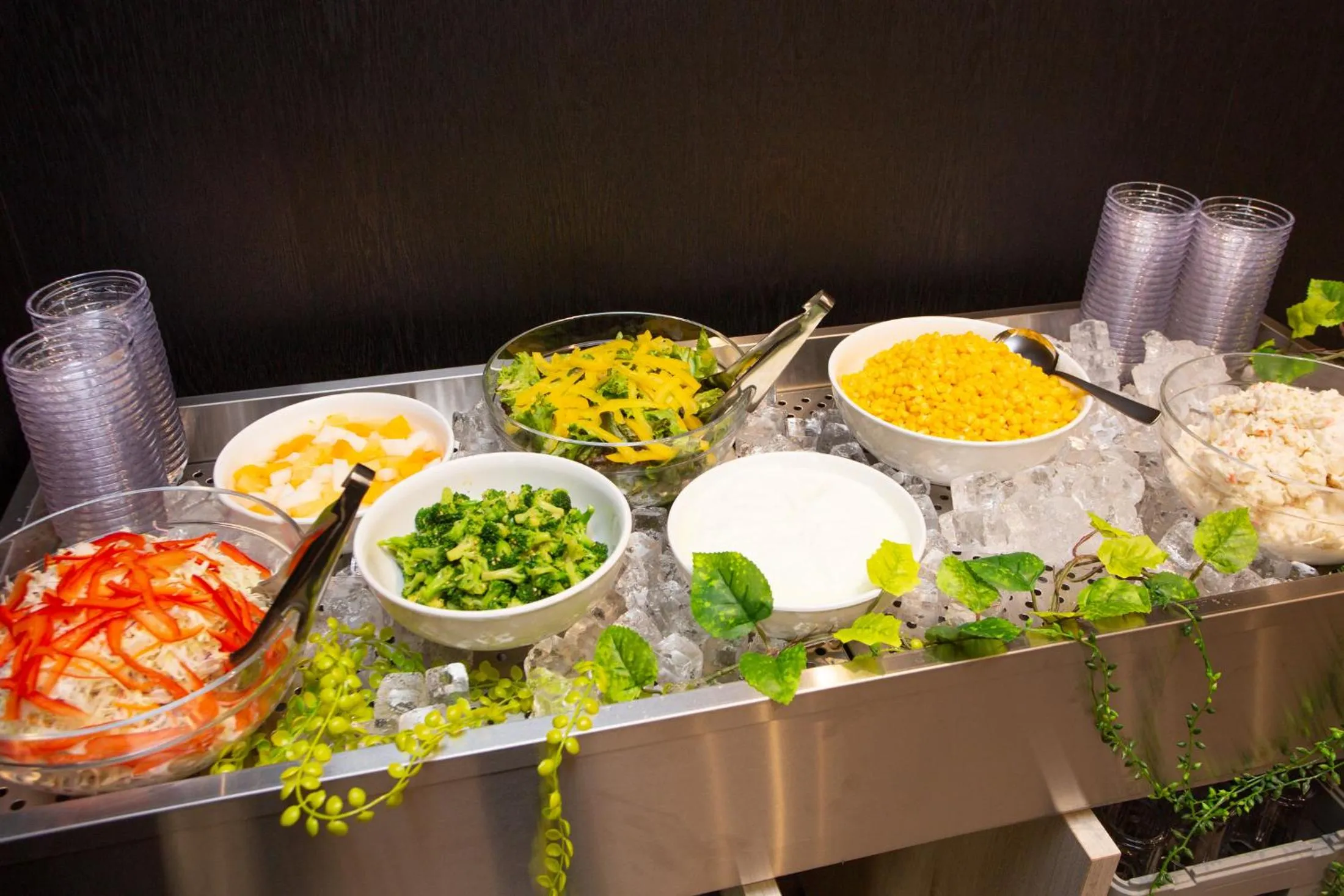 Buffet breakfast in Kuretake Inn Osaka Midousuji Hommachi