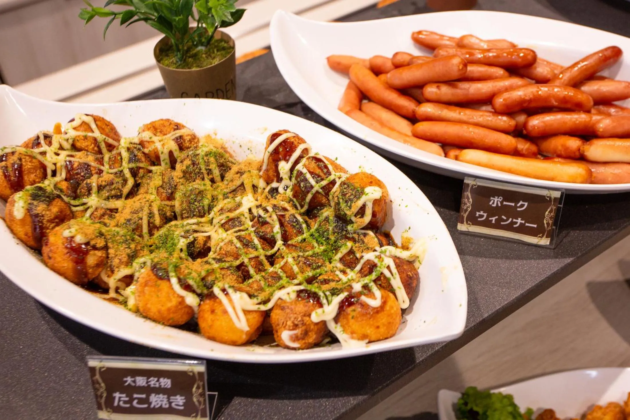 Buffet breakfast in Kuretake Inn Osaka Midousuji Hommachi