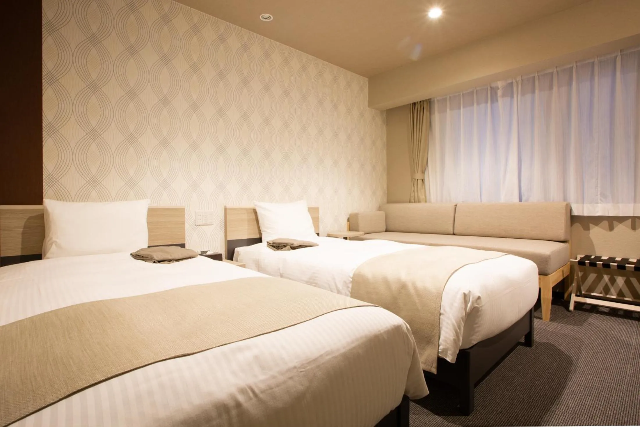 Bedroom, Bed in Kuretake Inn Osaka Midousuji Hommachi