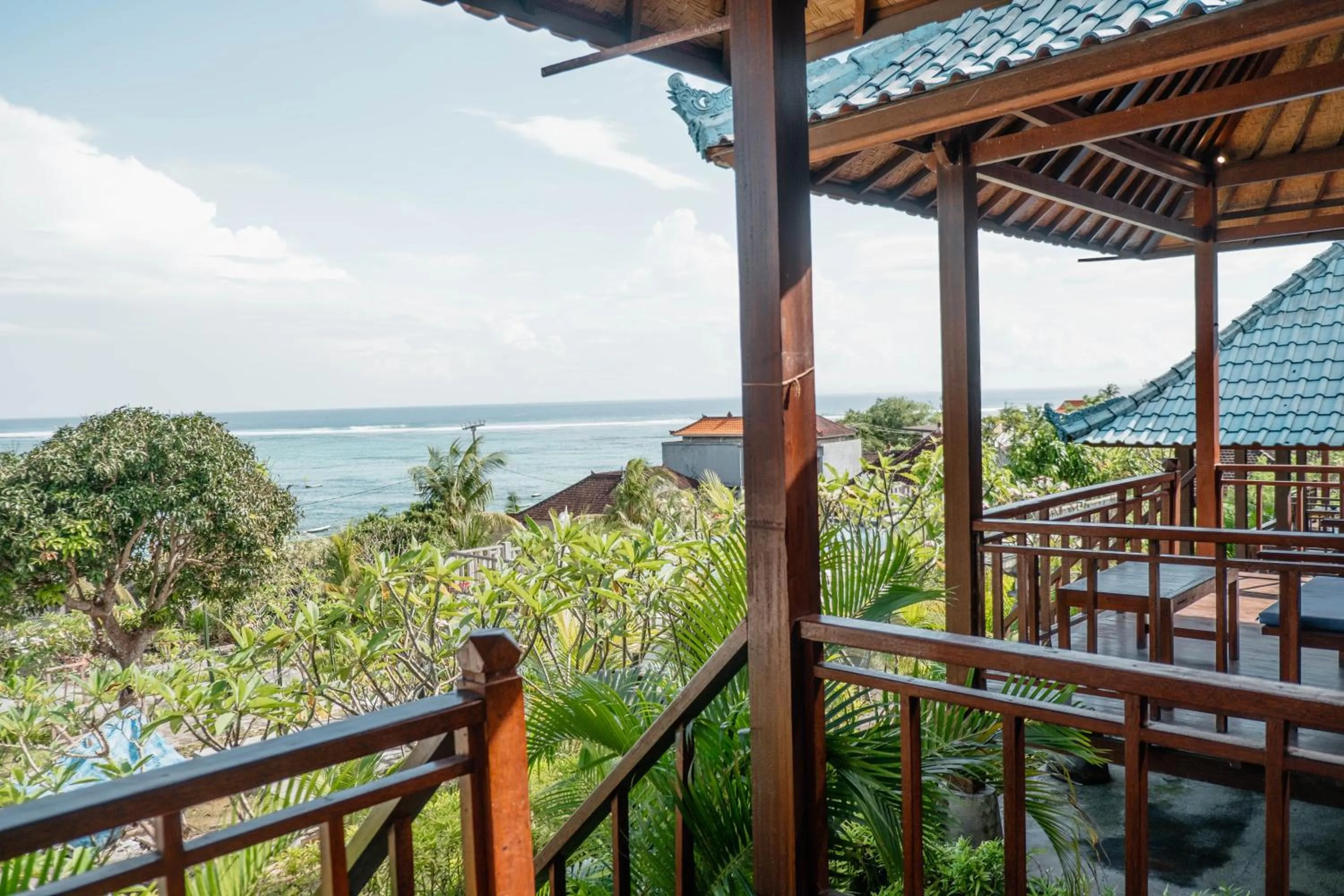 Balcony/Terrace in Tawe Ocean Blue Villa Lembongan