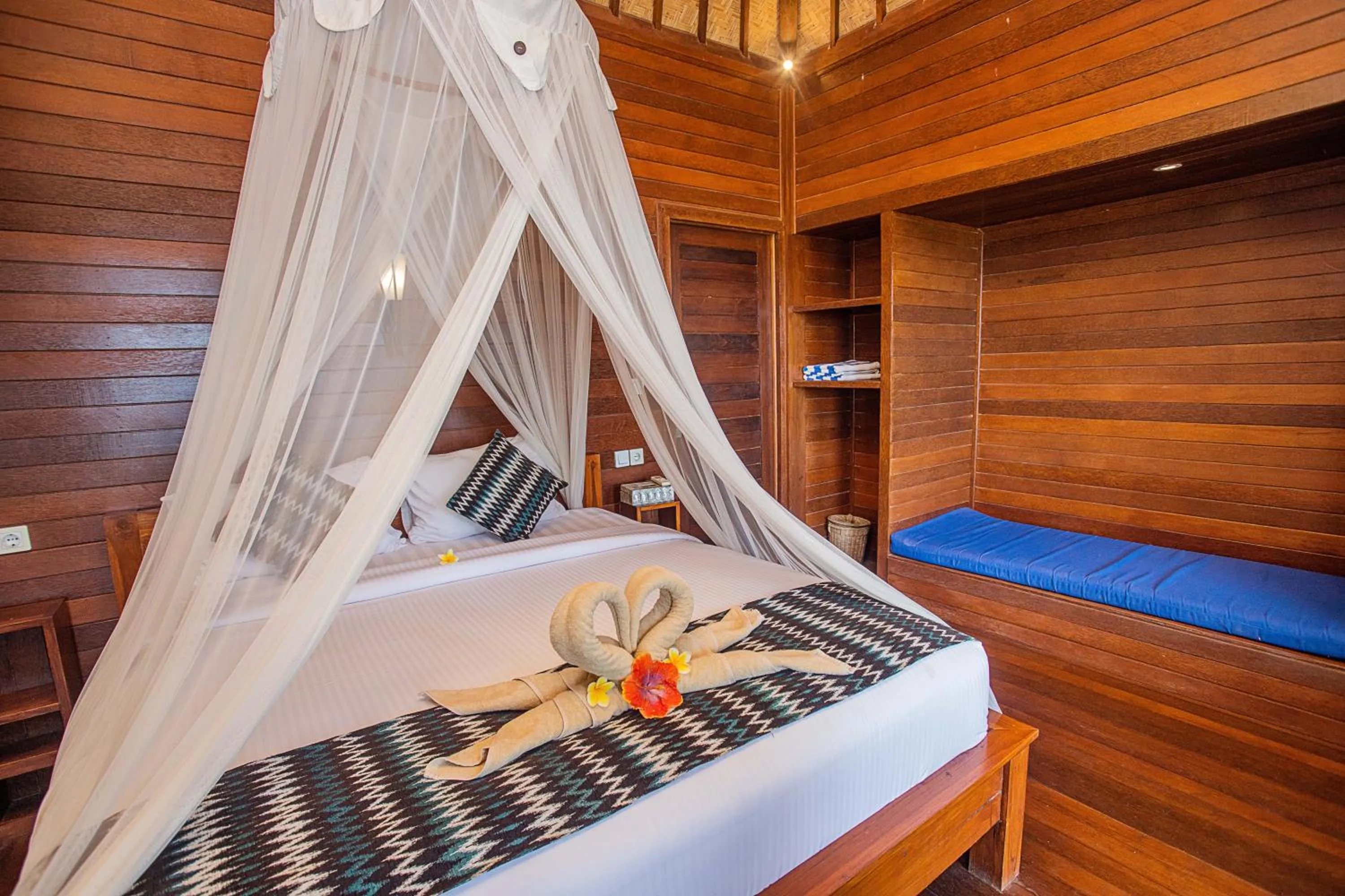 Bed in Tawe Ocean Blue Villa Lembongan