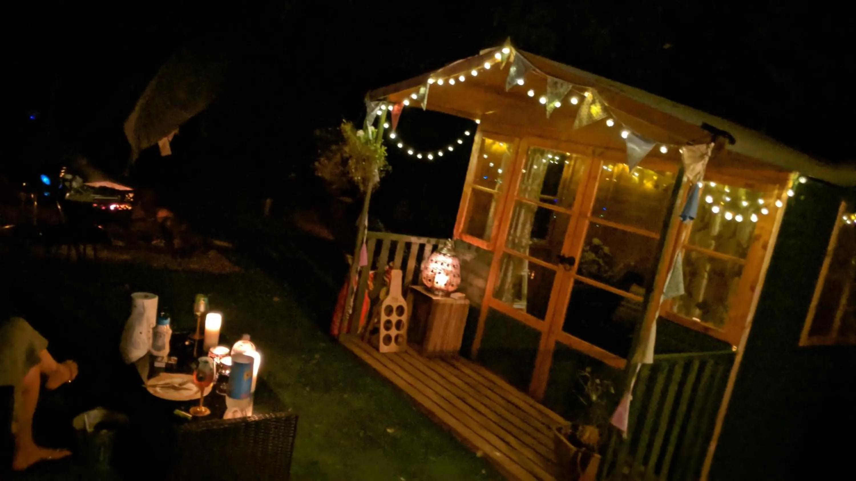 Garden in Glamping with Llamas