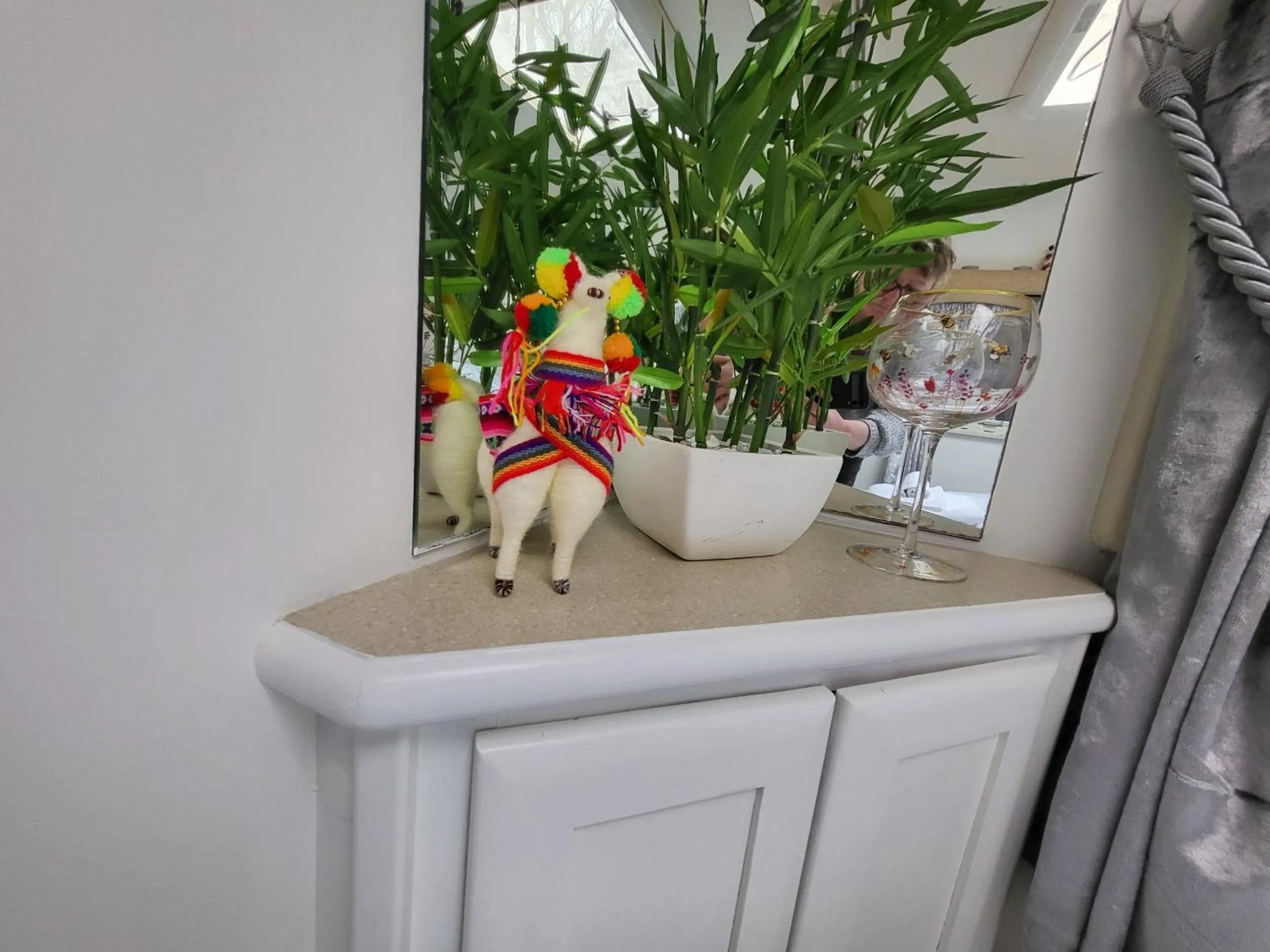 Bedroom in Glamping with Llamas