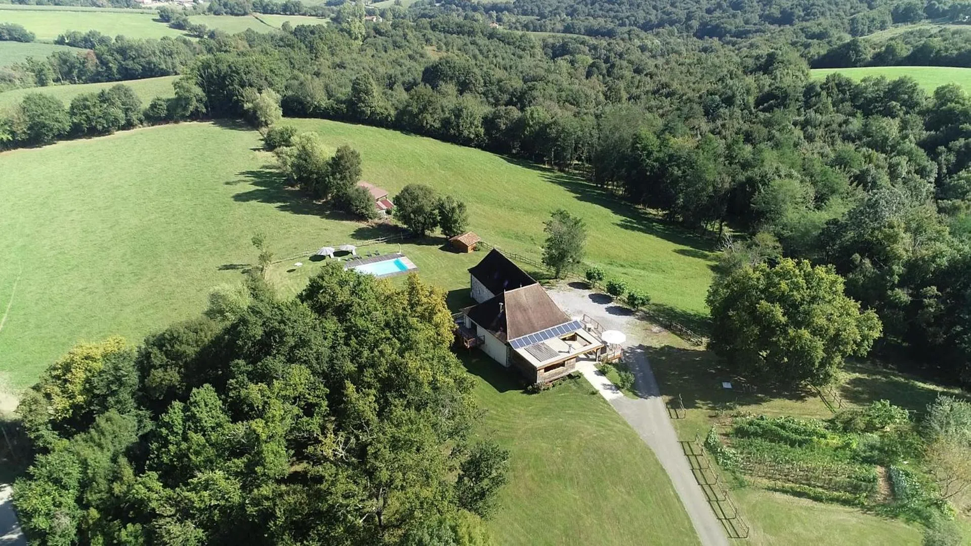 Bird's eye view in Chambres d hotes AZKENA