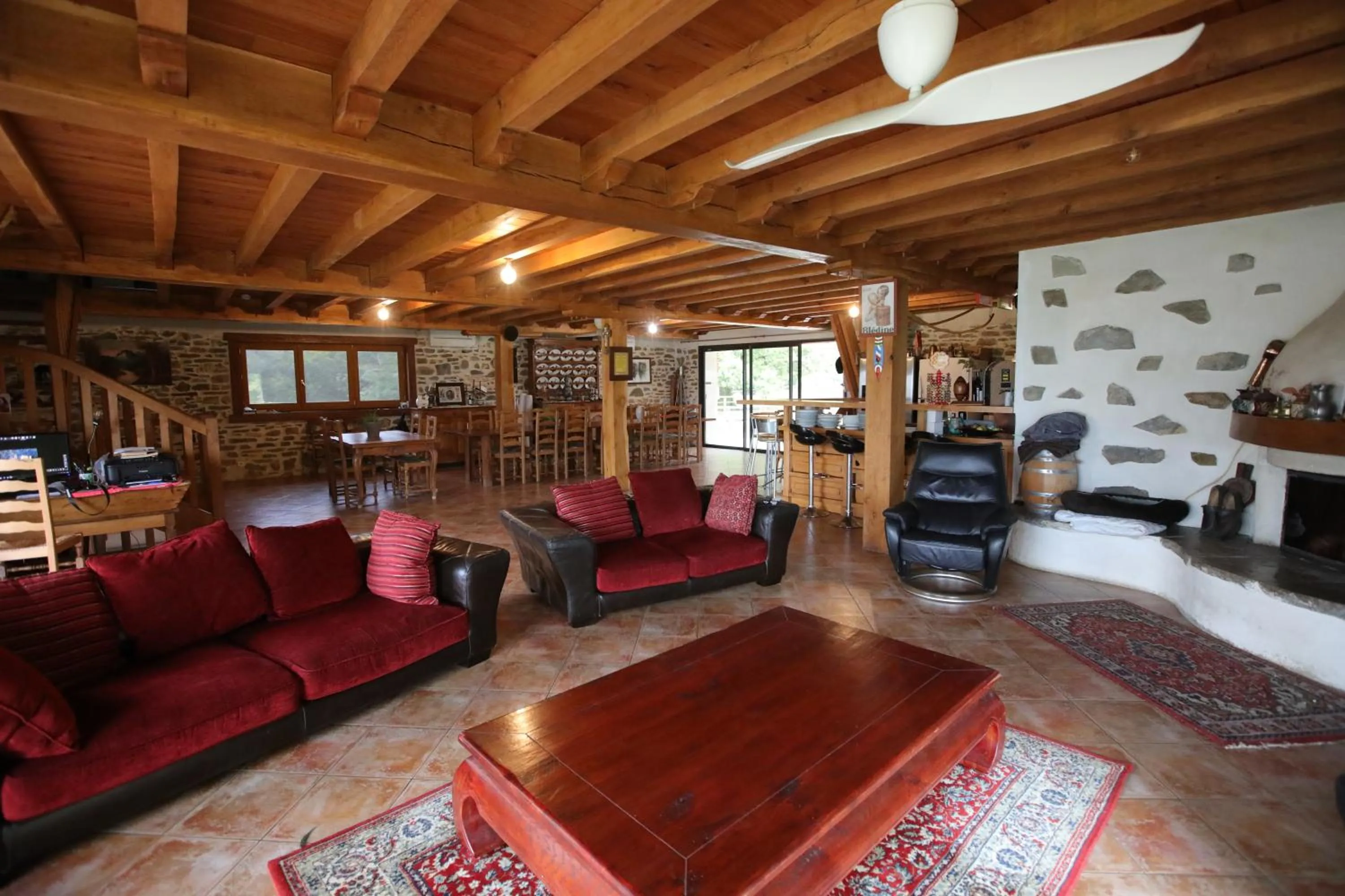 Living room in Chambres d hotes AZKENA