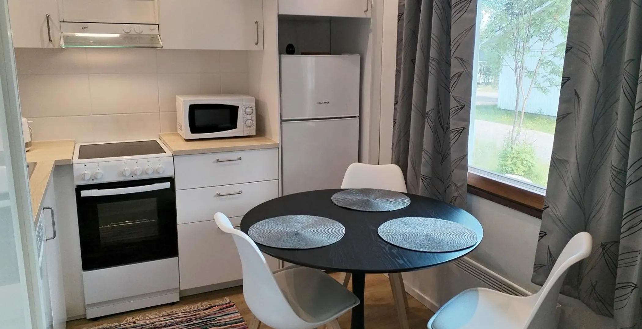 Dining area in Kuukkeli Apartments Vuotso