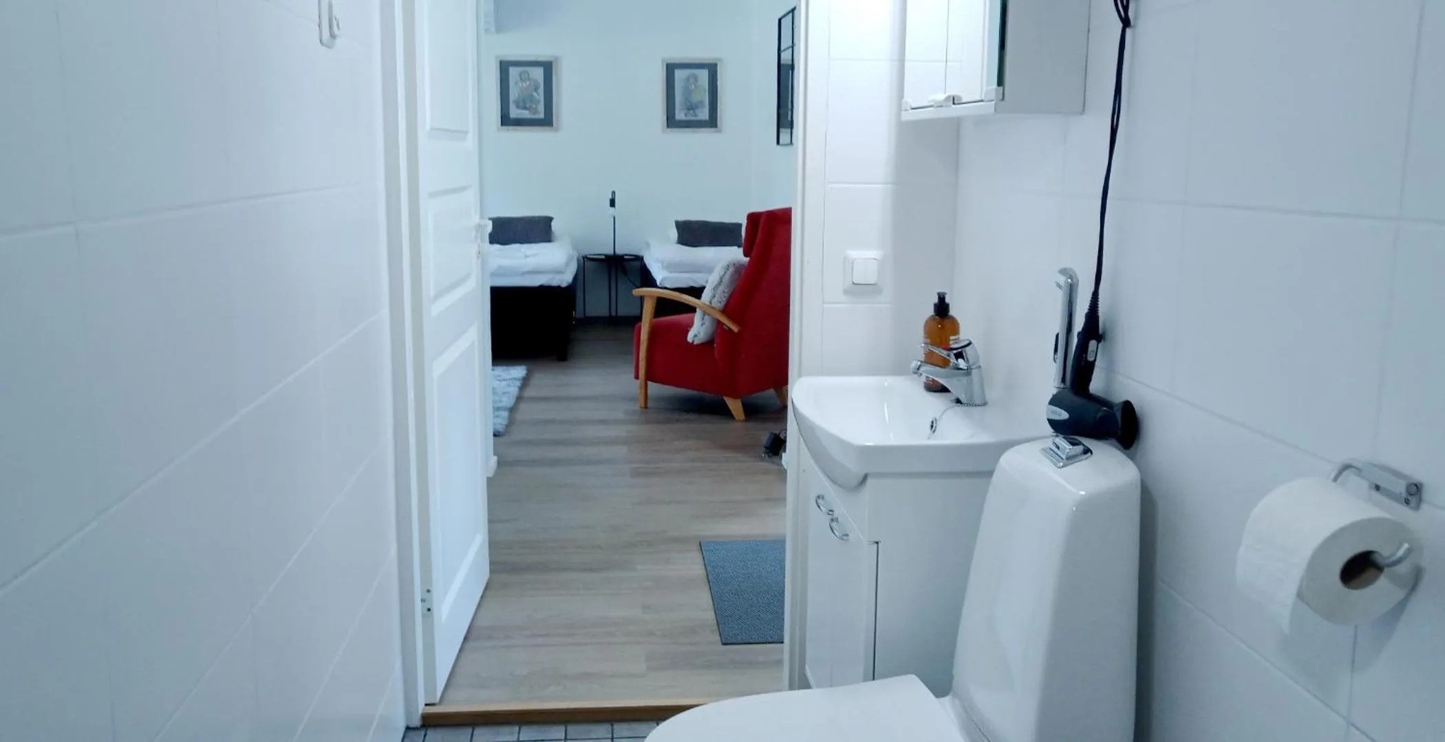 Bathroom in Kuukkeli Apartments Vuotso