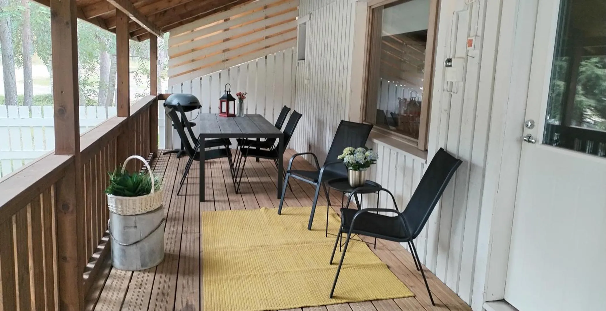 Patio in Kuukkeli Apartments Vuotso