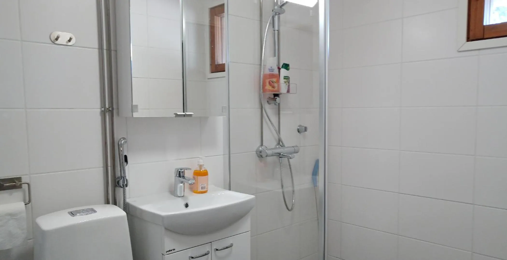 Shower in Kuukkeli Apartments Vuotso