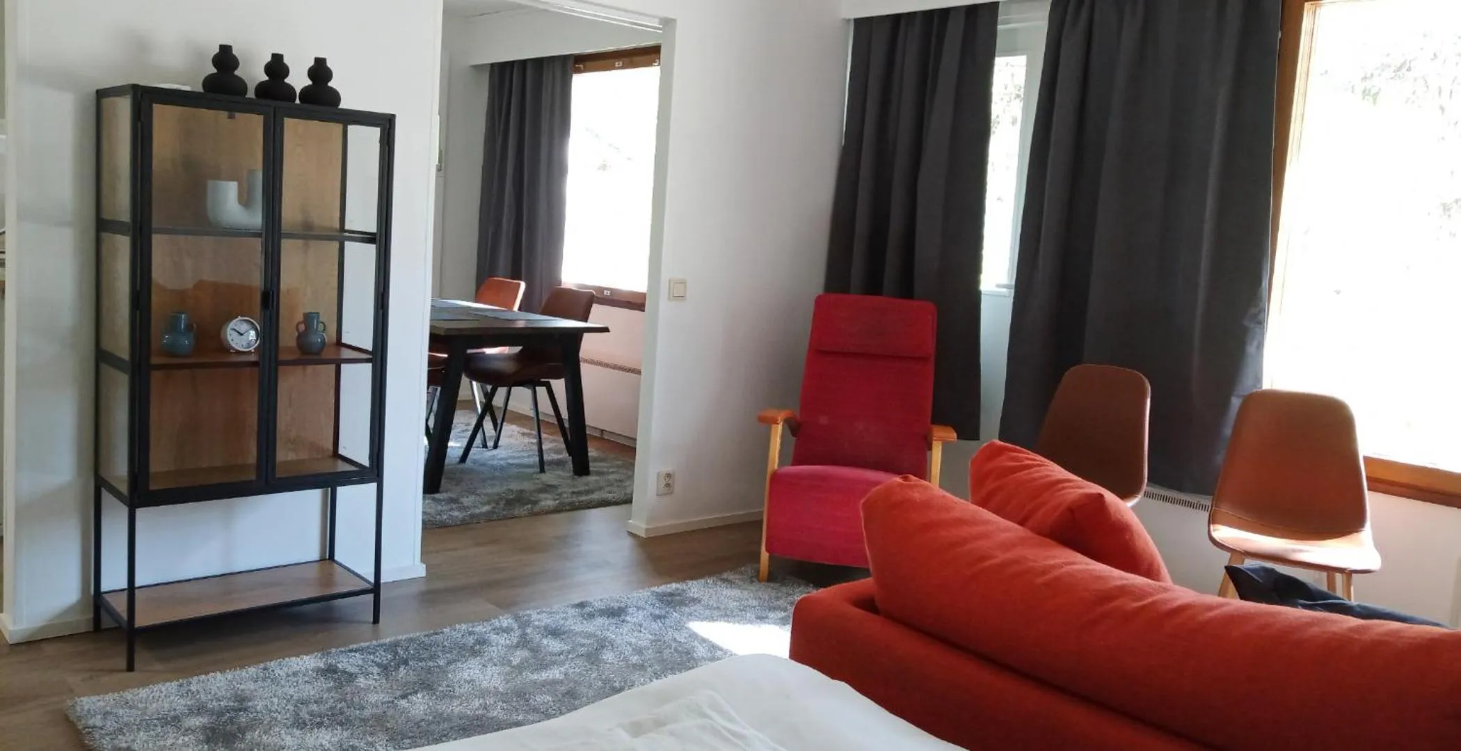 Living room in Kuukkeli Apartments Vuotso