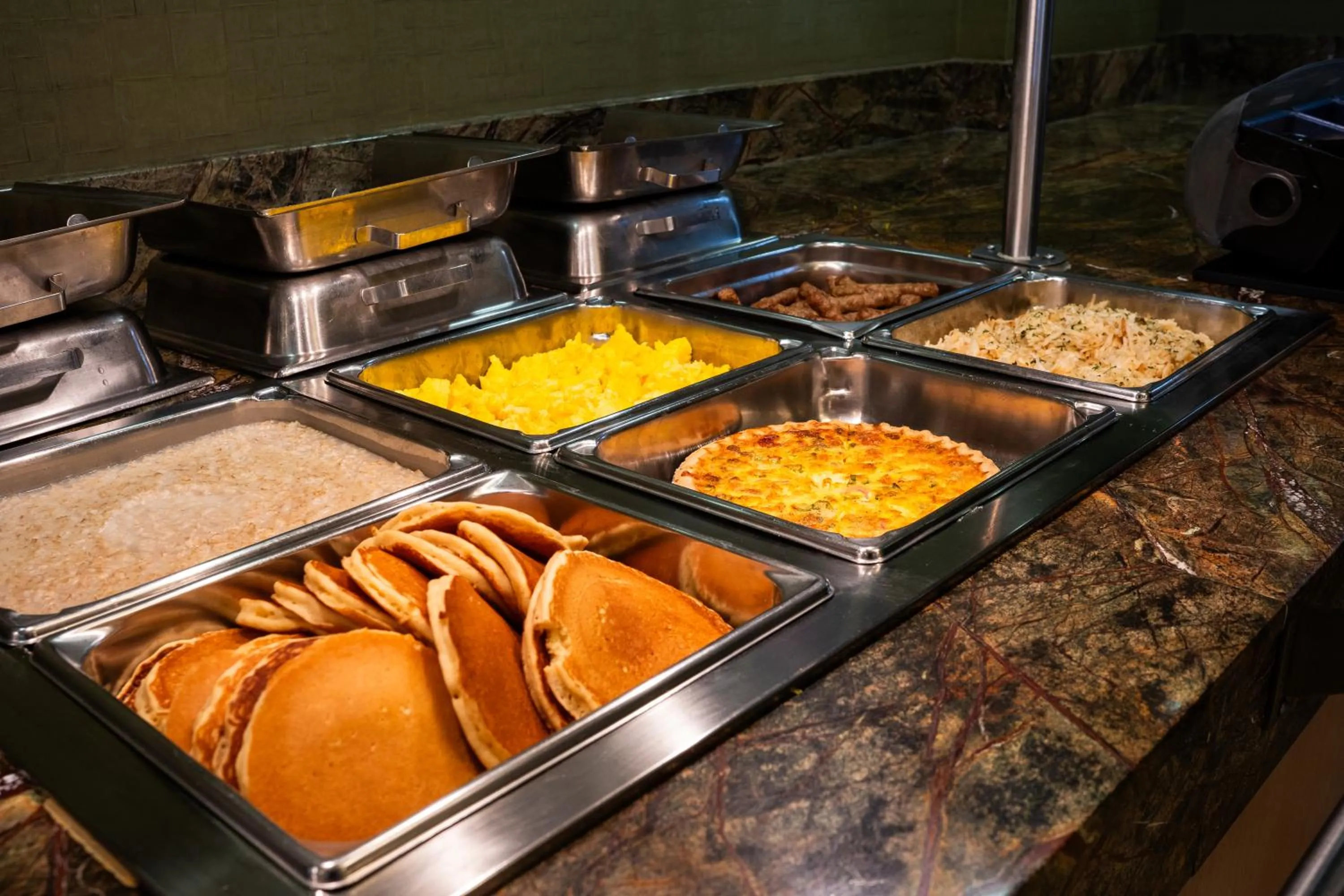 Buffet breakfast in Crystal Inn Hotel & Suites - Salt Lake City
