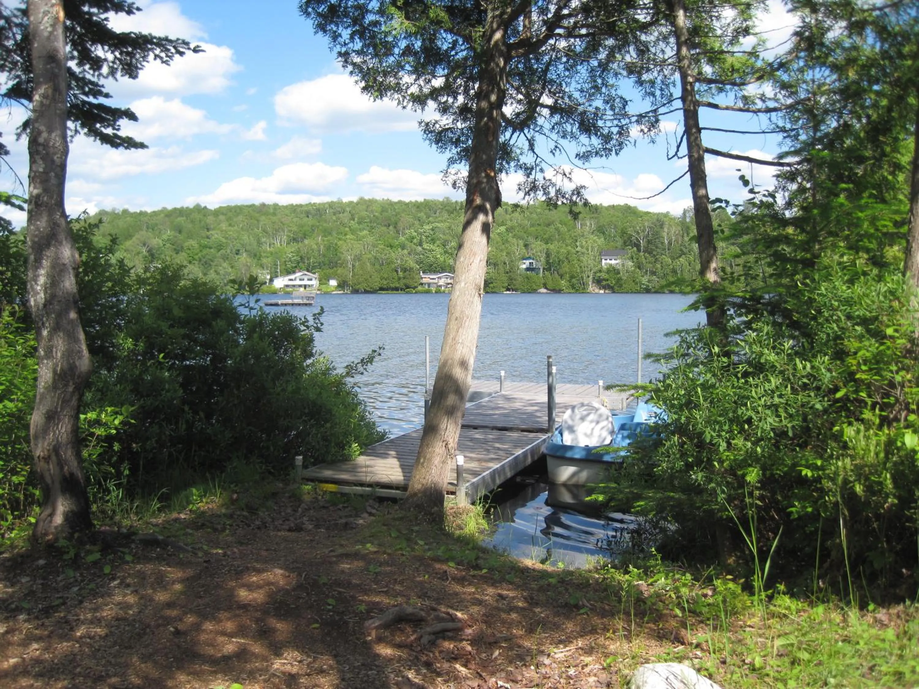Lake view in Les Chalets du Lac Grenier