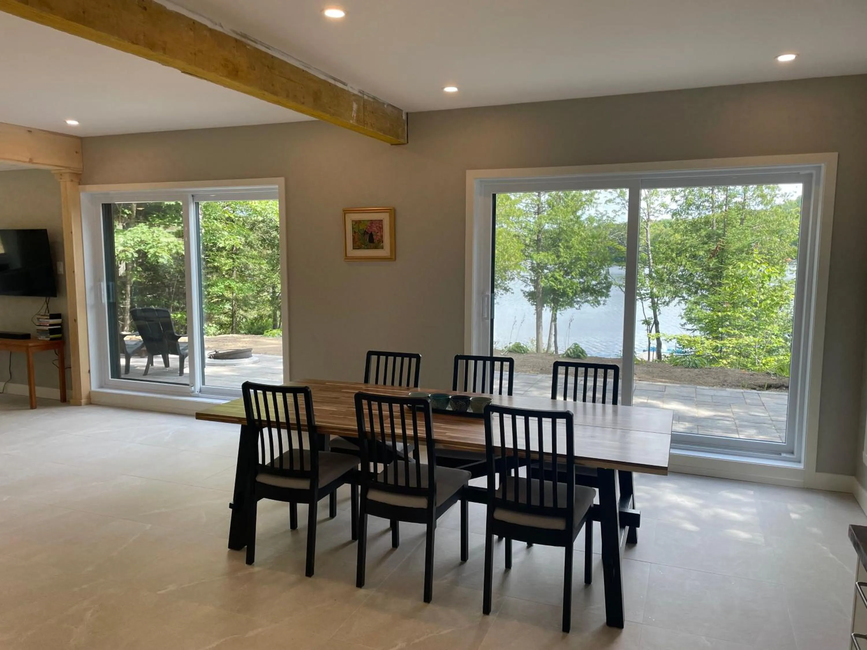 Dinner in Les Chalets du Lac Grenier