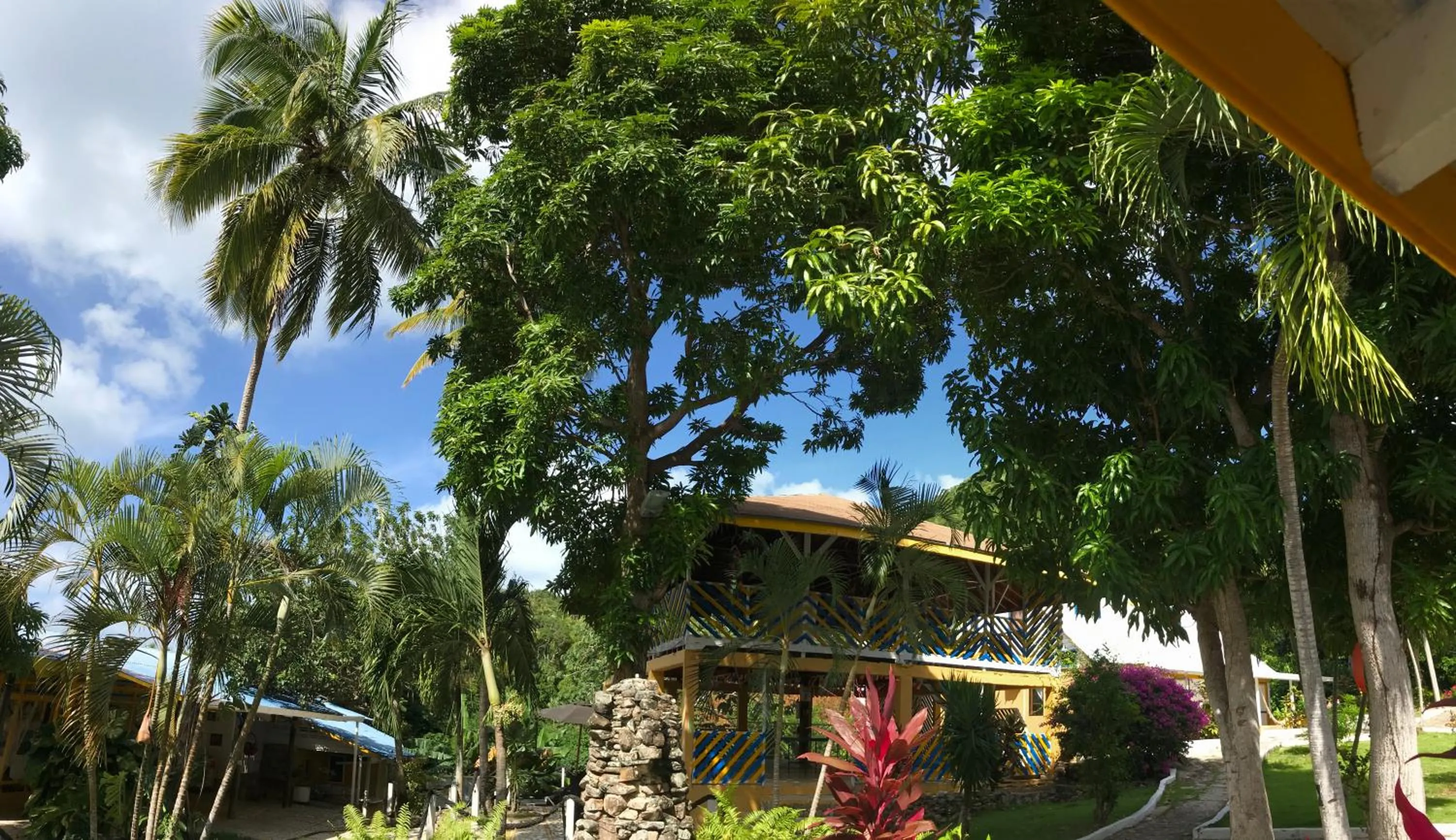 Garden in Cabañas Agua Dulce