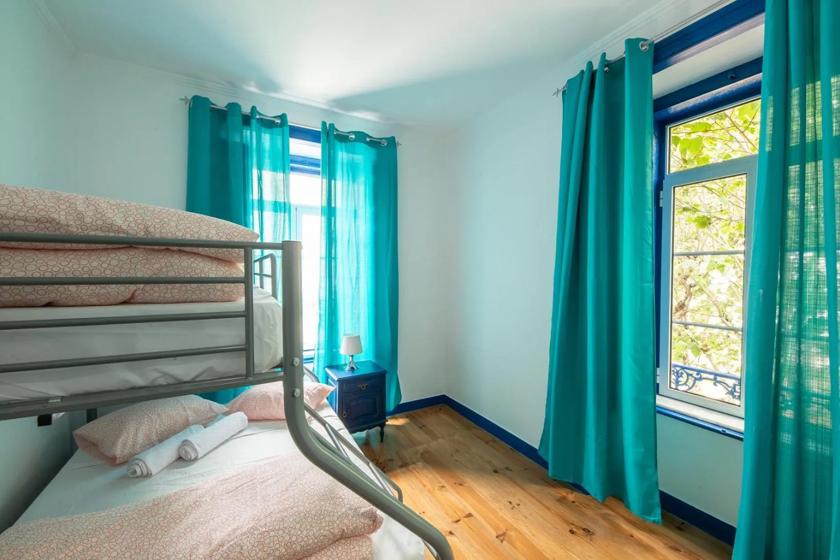 Bedroom, Bed in Help Yourself Hostels - Parede