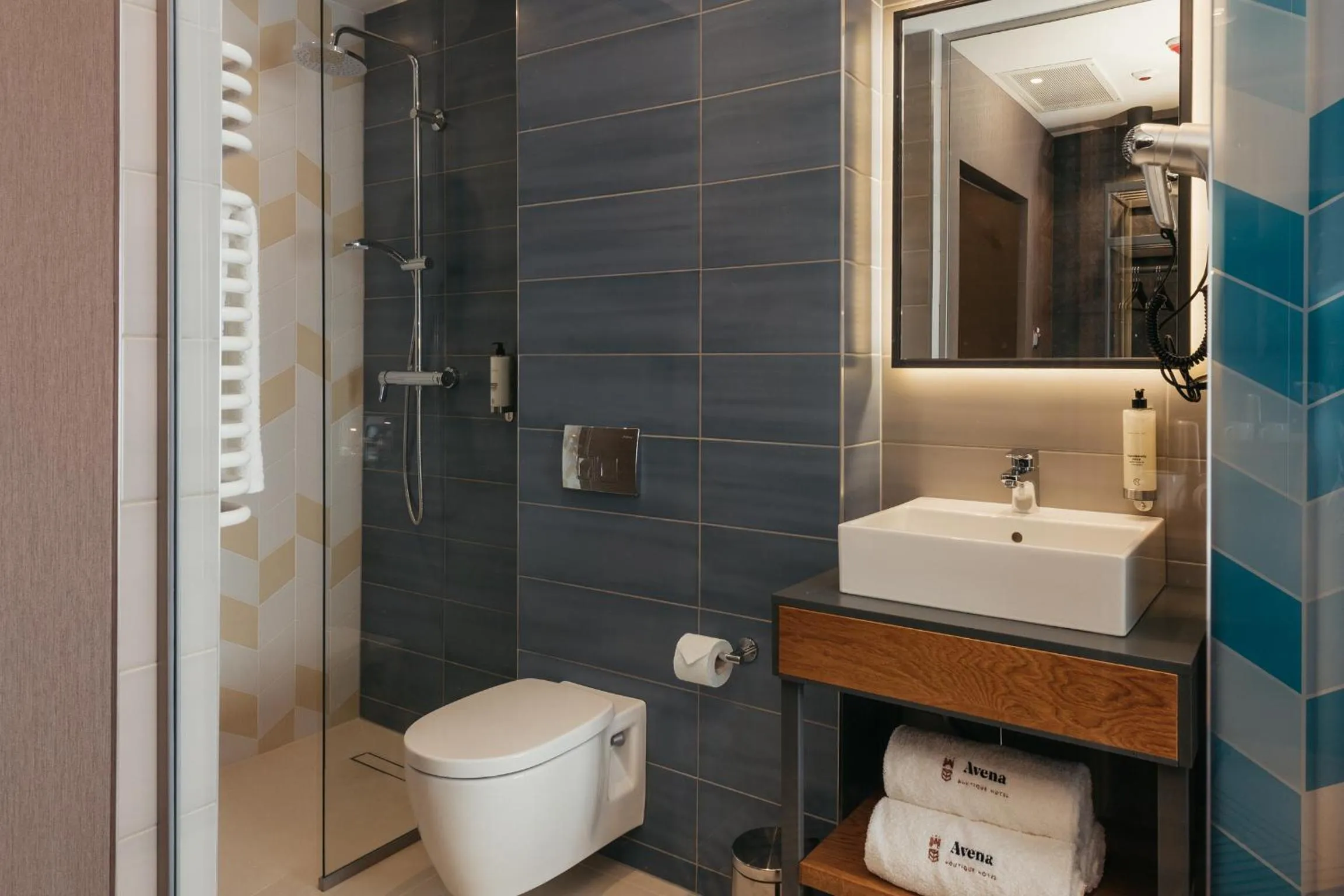 Shower in Avena Boutique Hotel by Artery Hotels