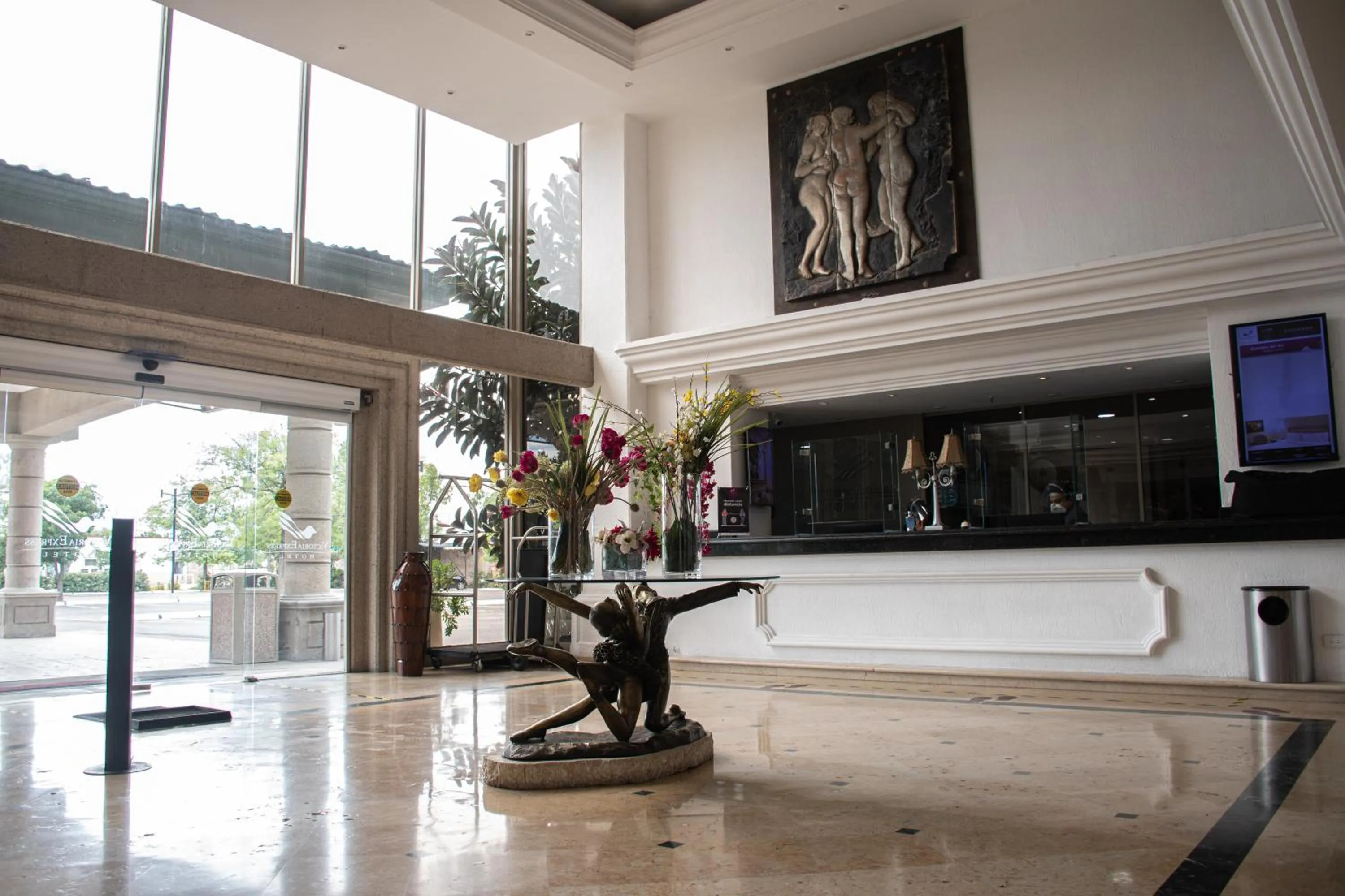 Lobby or reception in Hotel Victoria Express