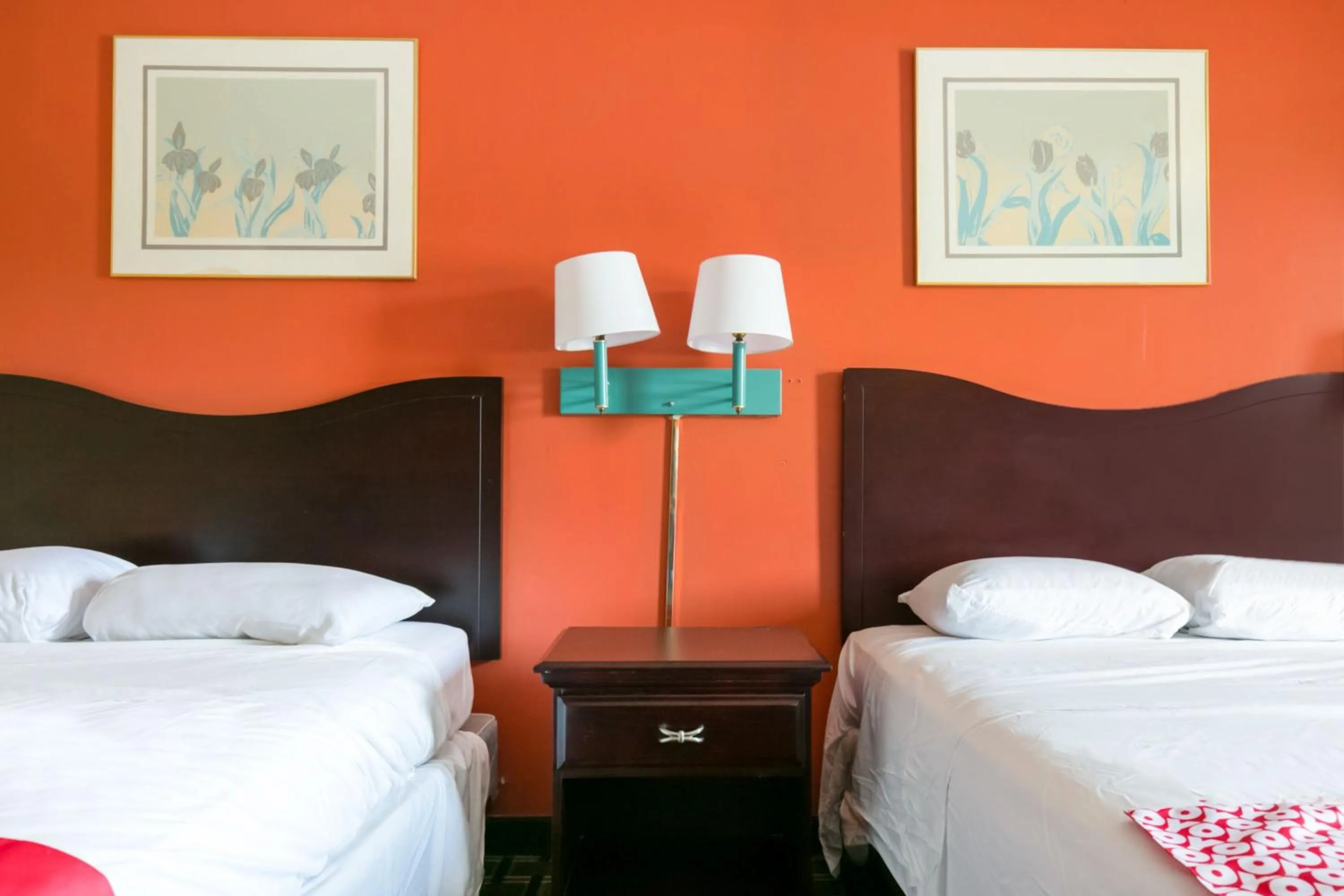 Bedroom in Raceway Inn Darlington By OYO