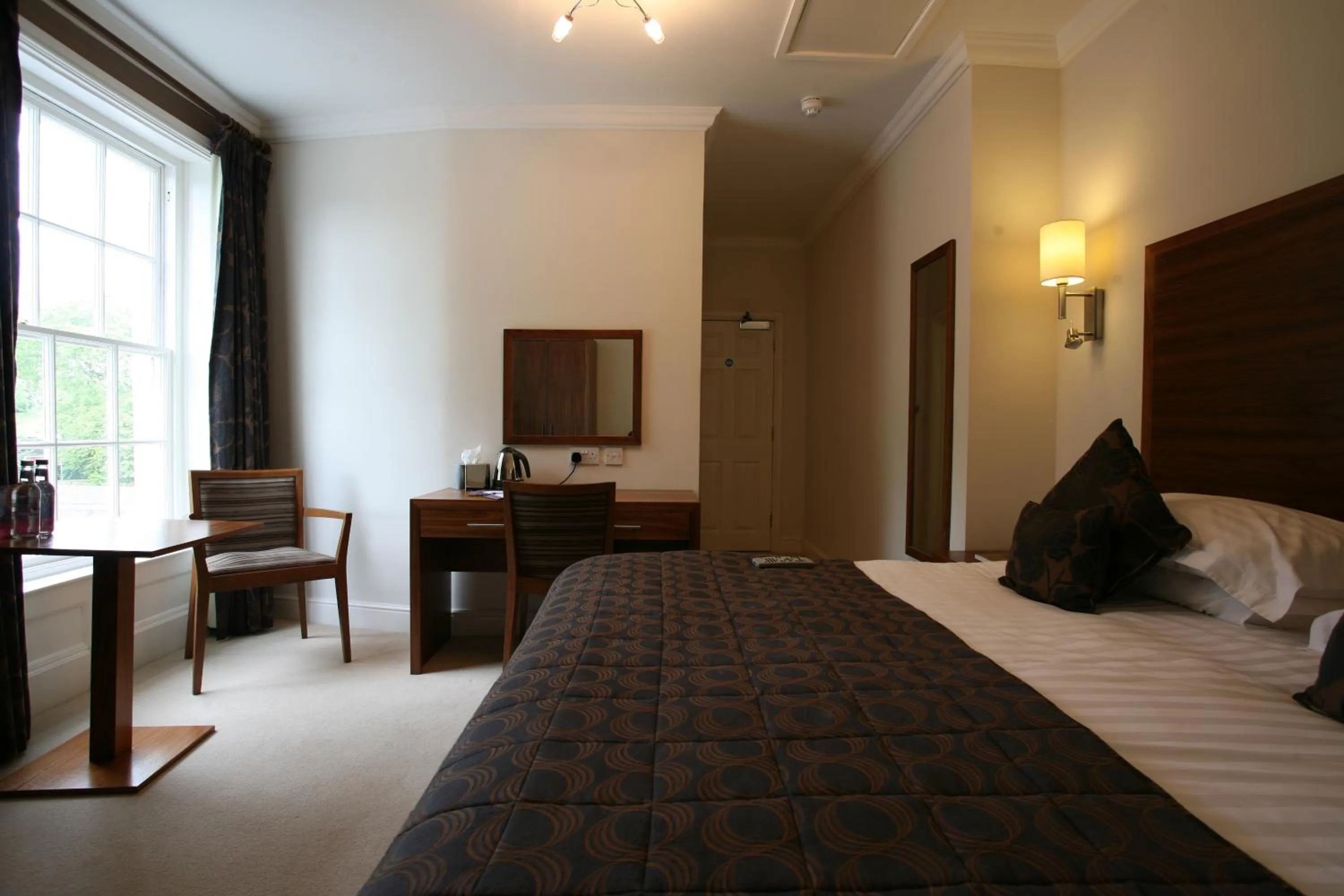Bed in Fishmore Hall Hotel and Boutique Spa