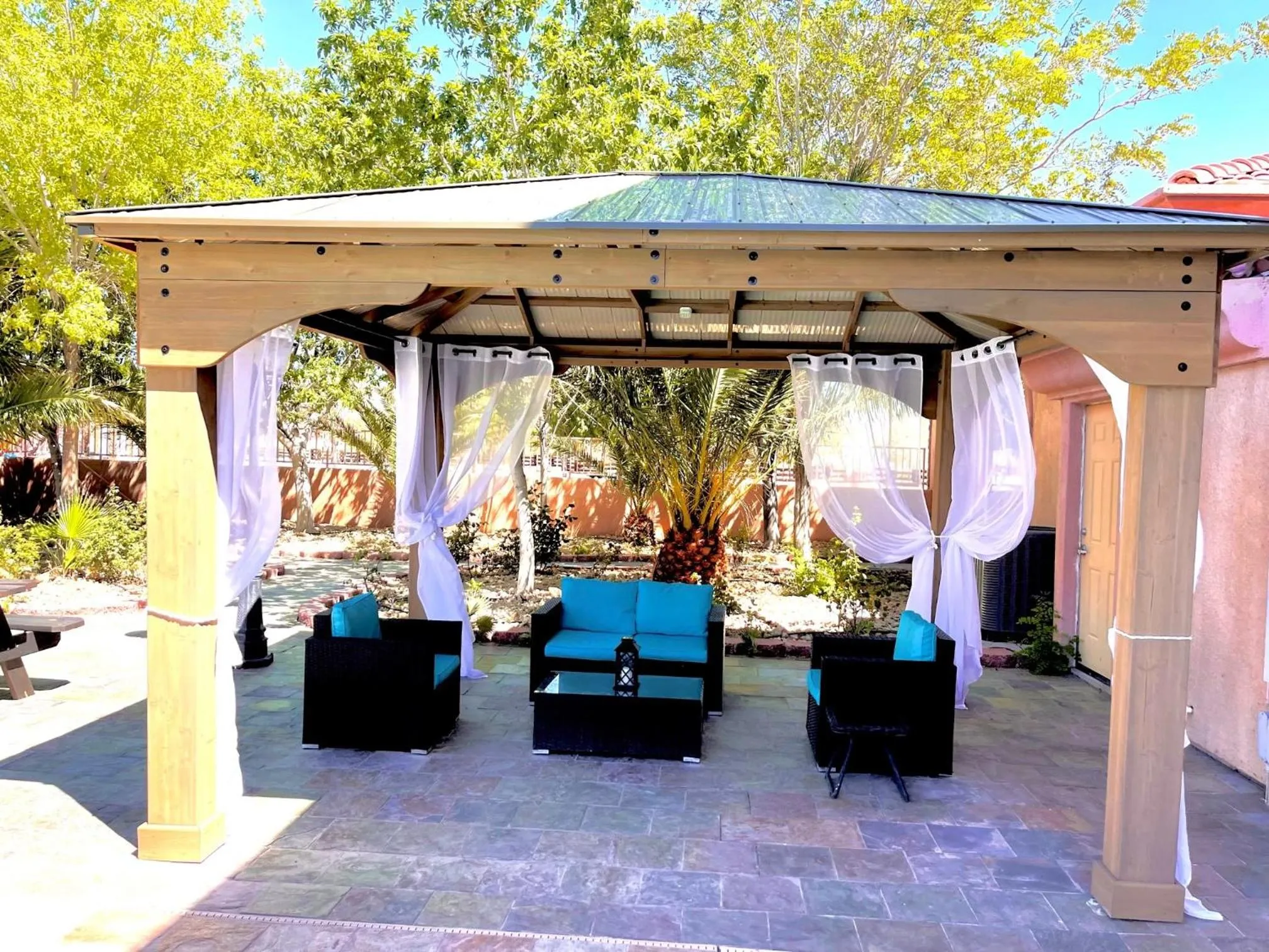 Seating area in Death Valley Inn
