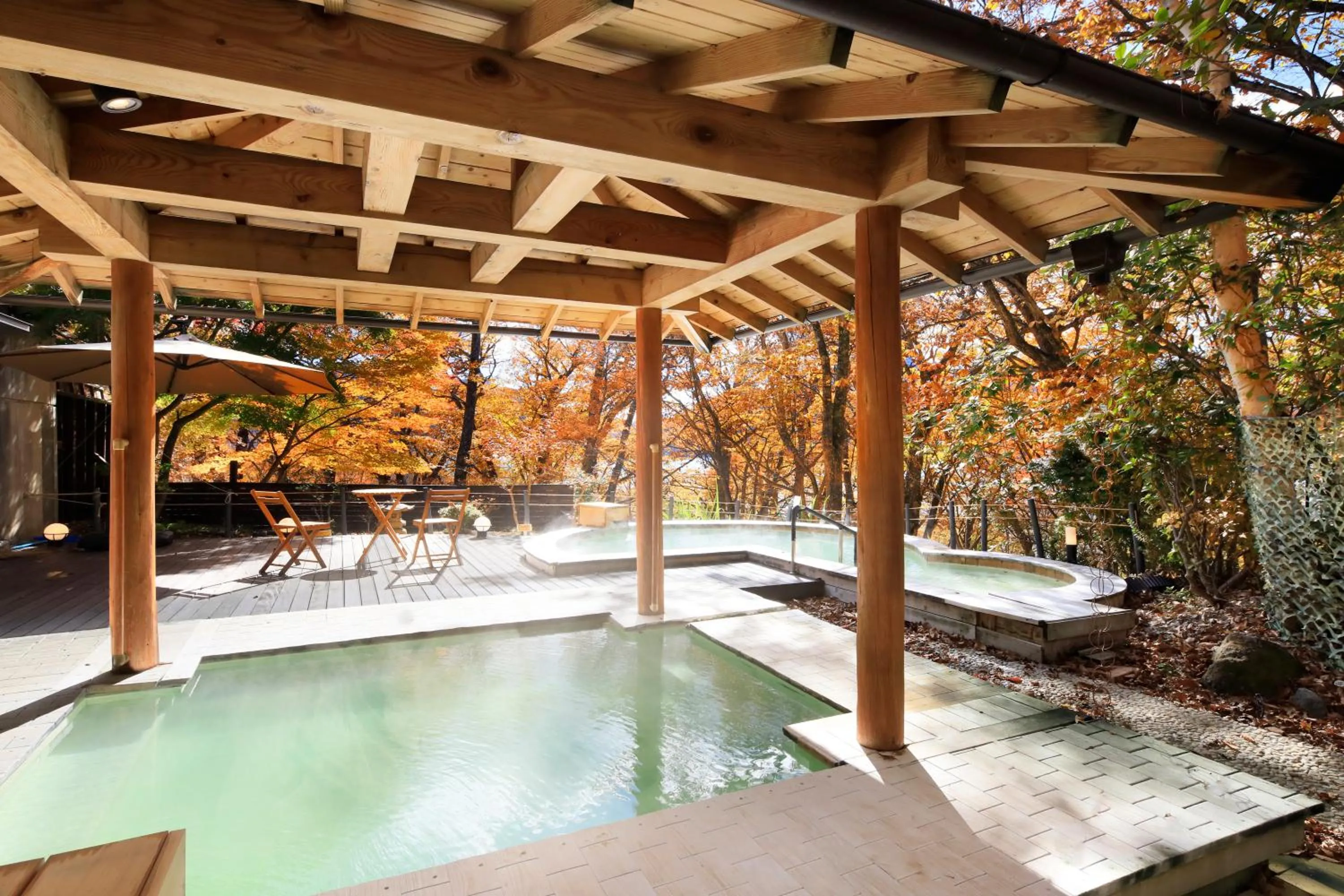 Hot Spring Bath in Hotel Shikisai