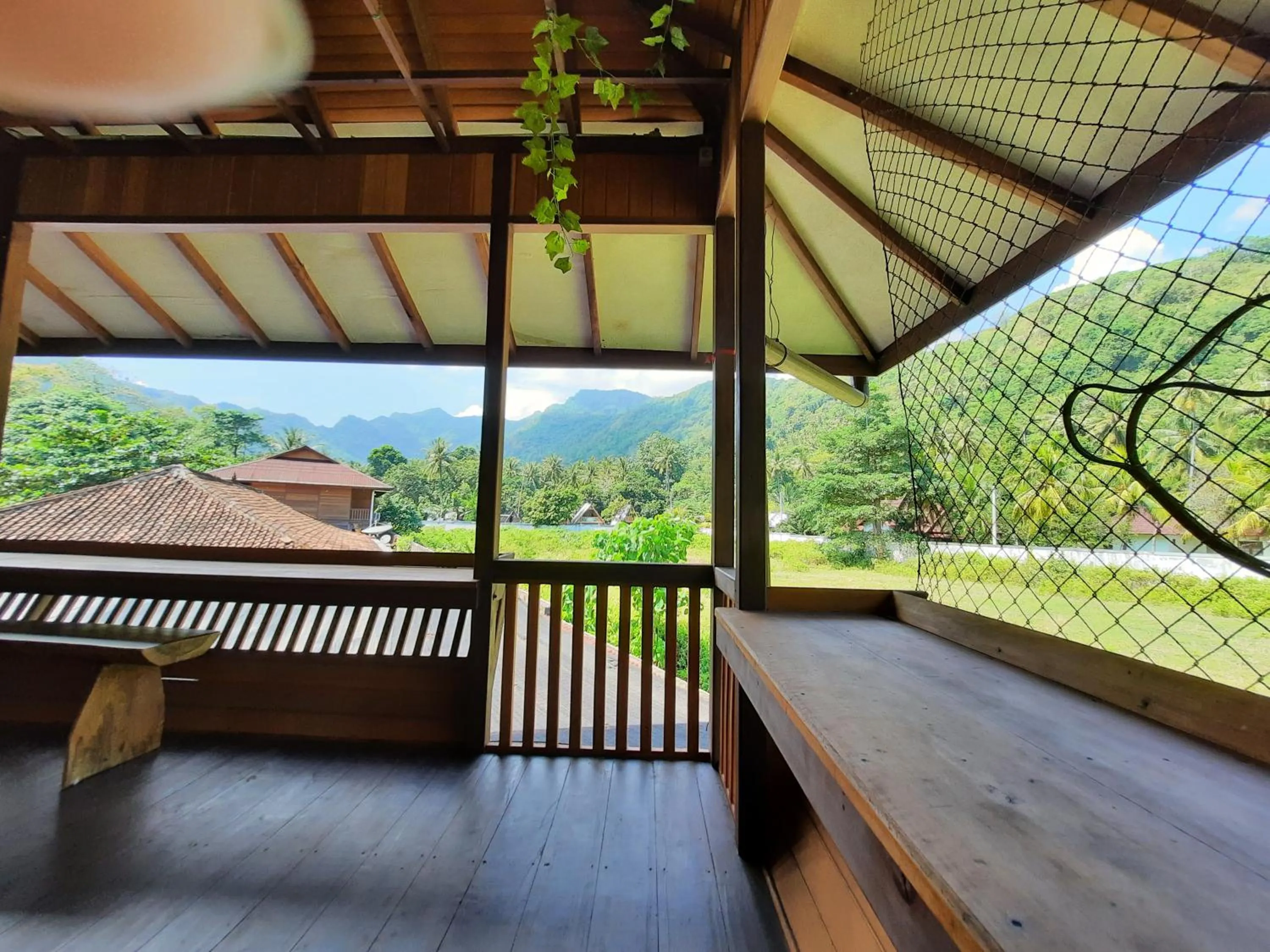 Garden view in HOTEL BESAR BULAN BARU - Senggigi