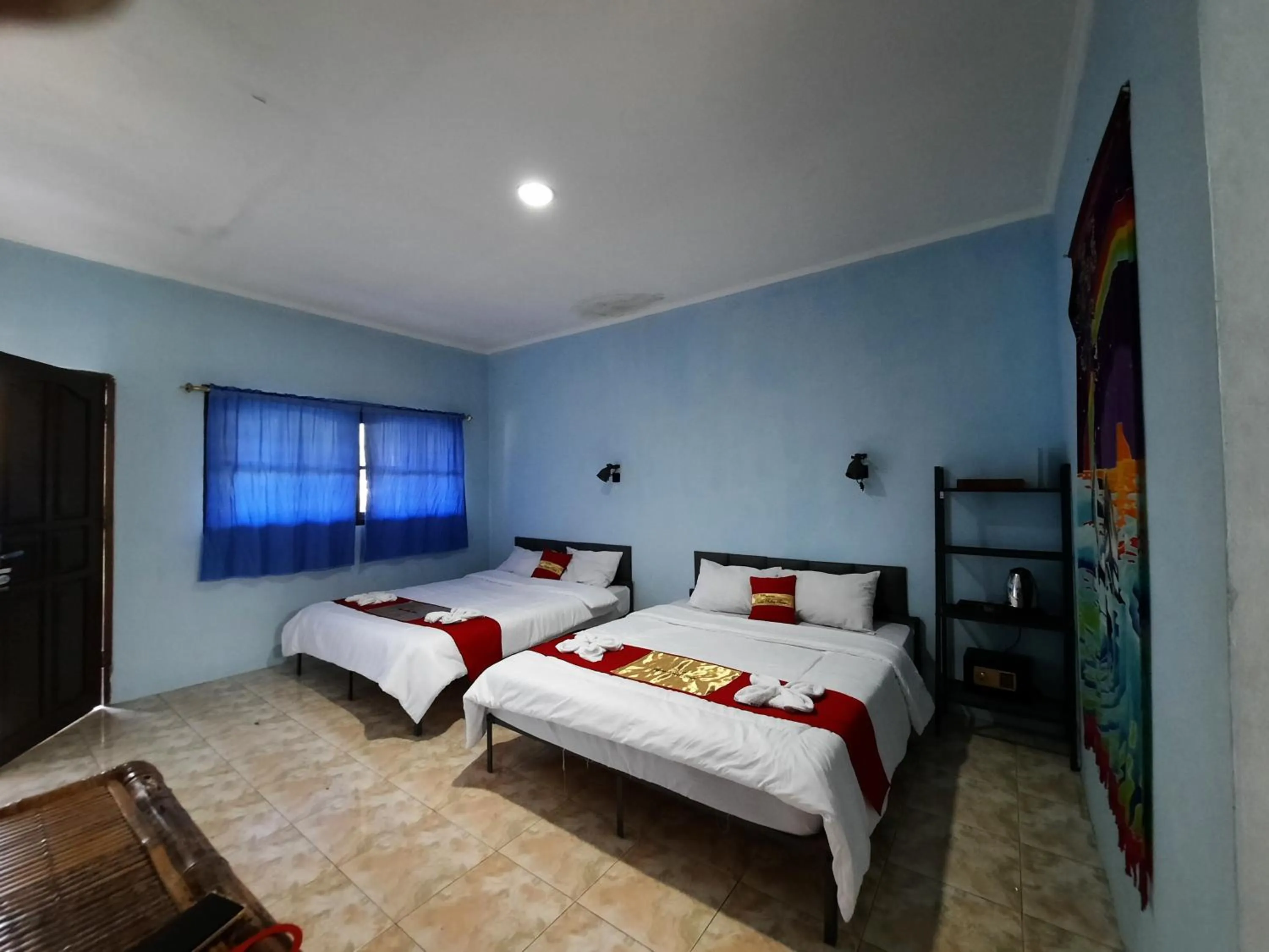 Bed in HOTEL BESAR BULAN BARU - Senggigi