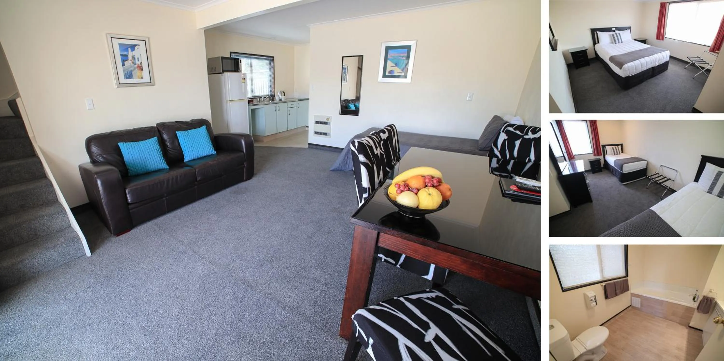 Shower, Bed in Palm City Motor Inn