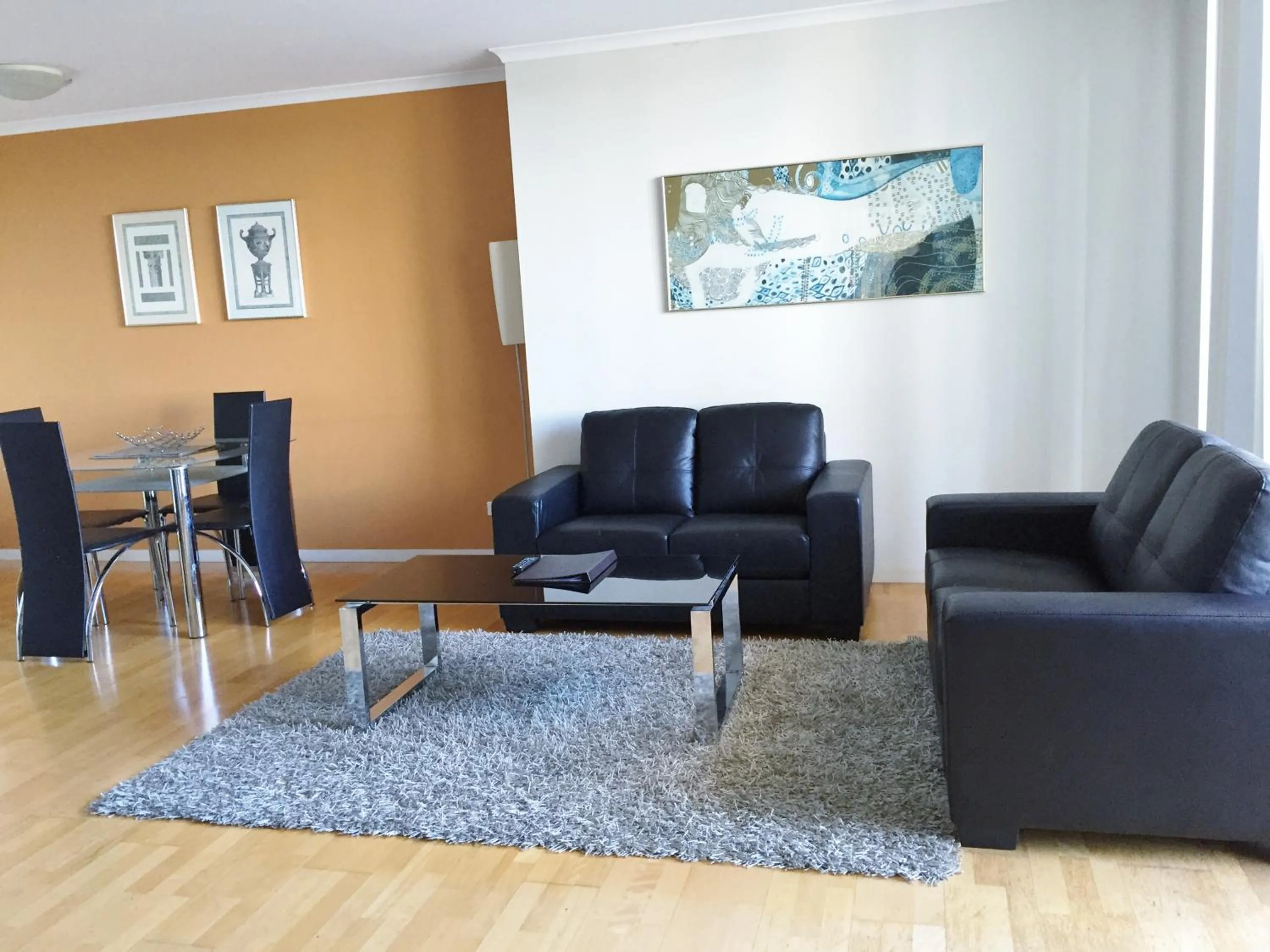 Living room in Frisco Apartments