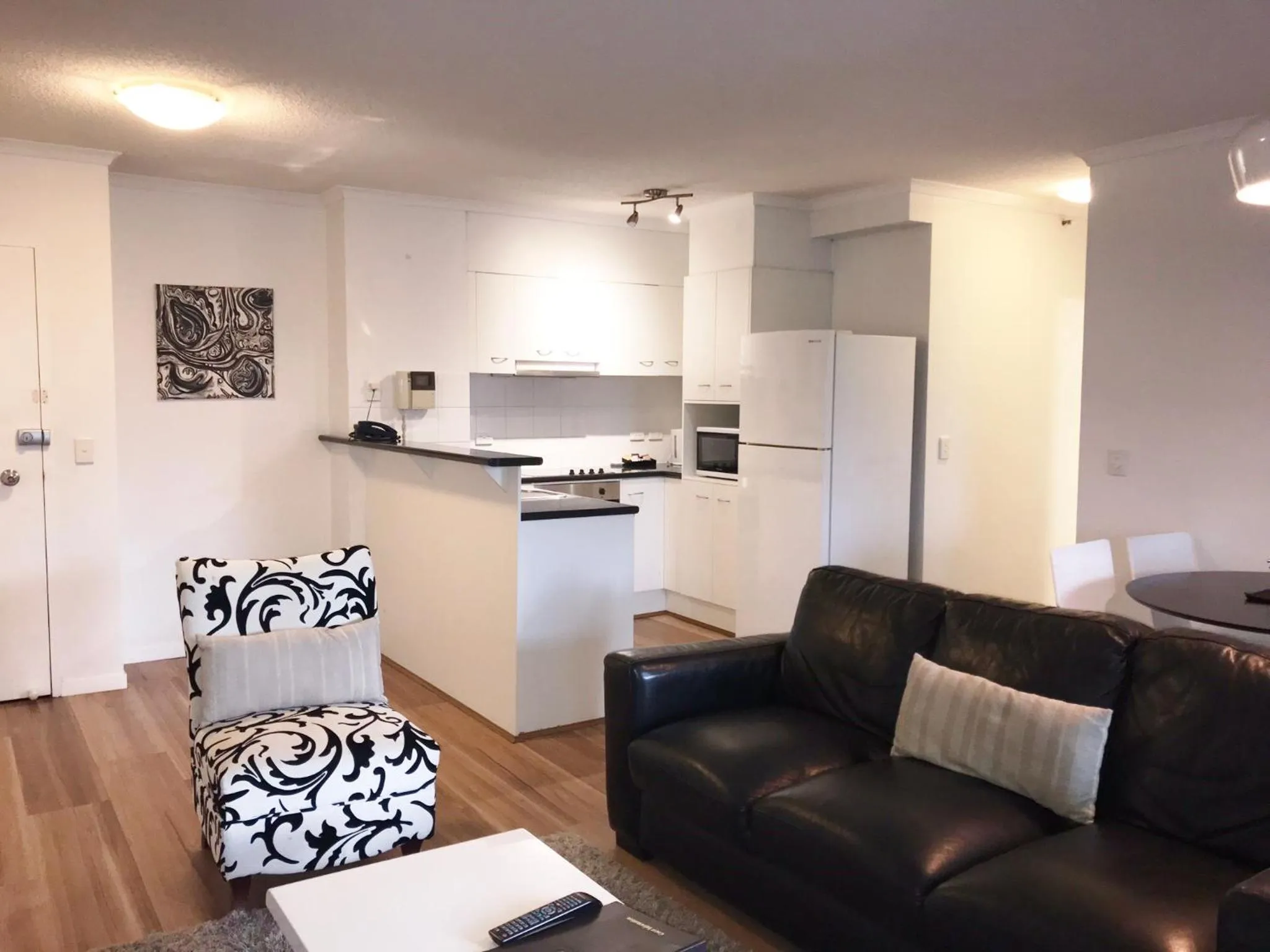 Living room in Frisco Apartments