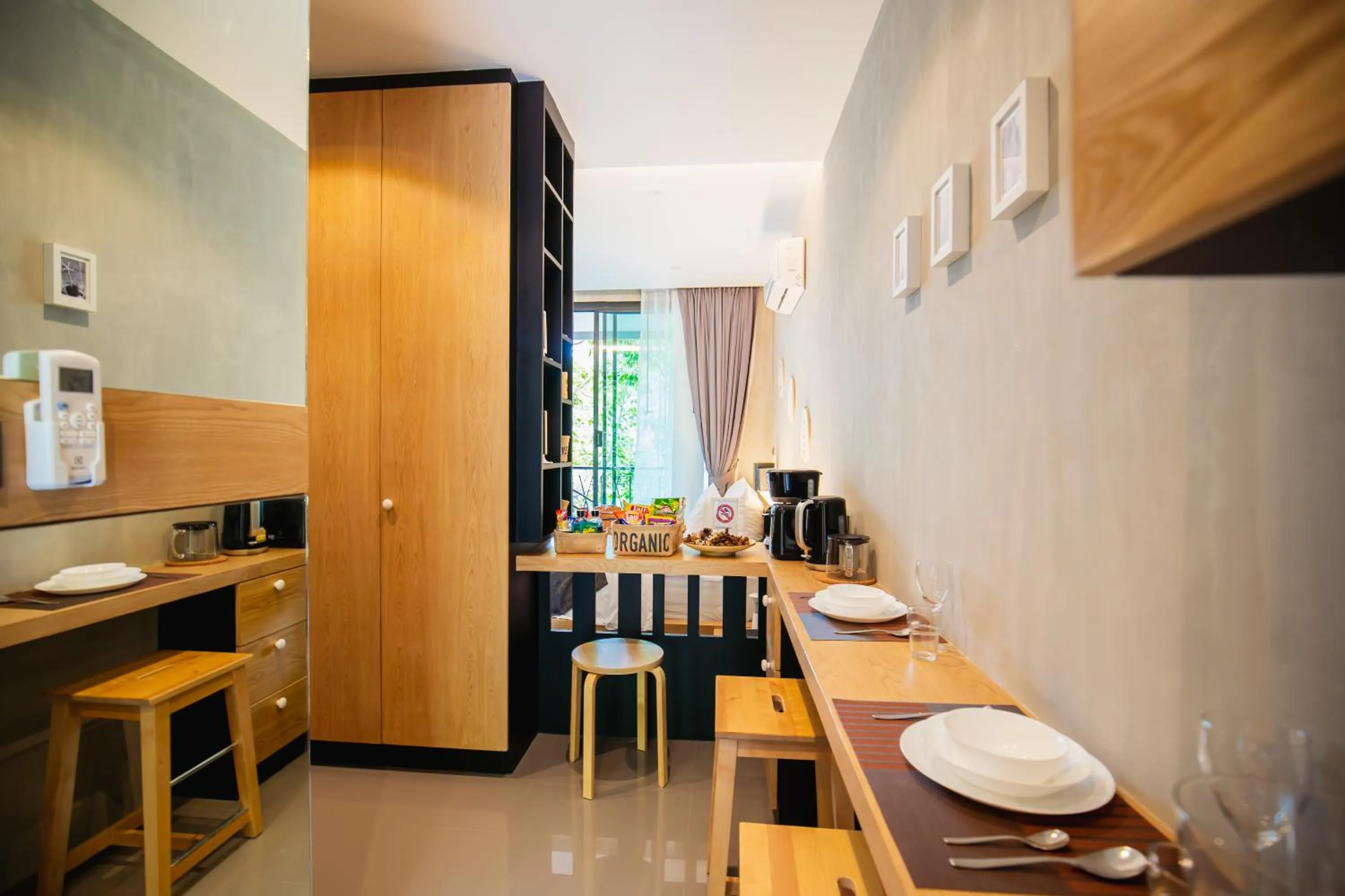 Dining area in The Woods Natural Park Resort Phuket