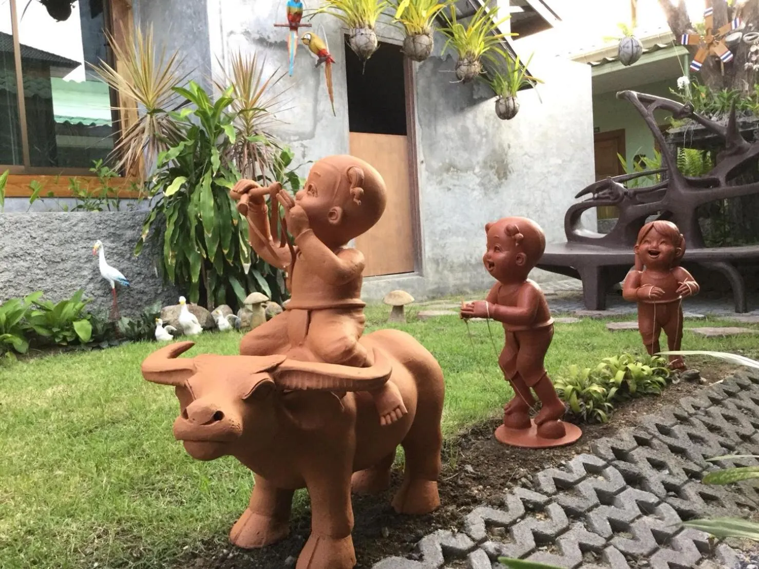 Facade/entrance in Baan Sala Lung Dam - Fisherman Village