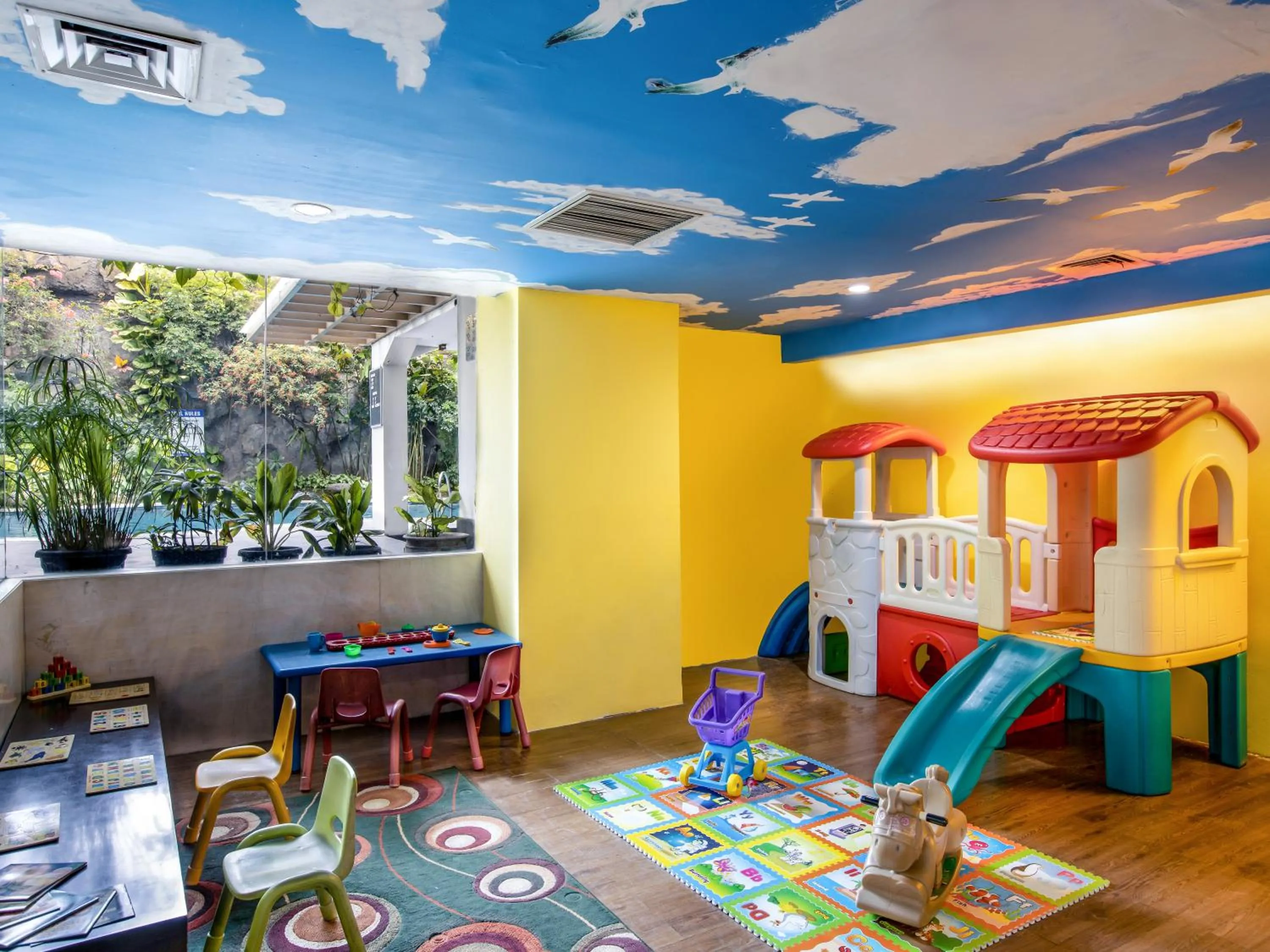 Children play ground in Jambuluwuk Malioboro Hotel Yogyakarta