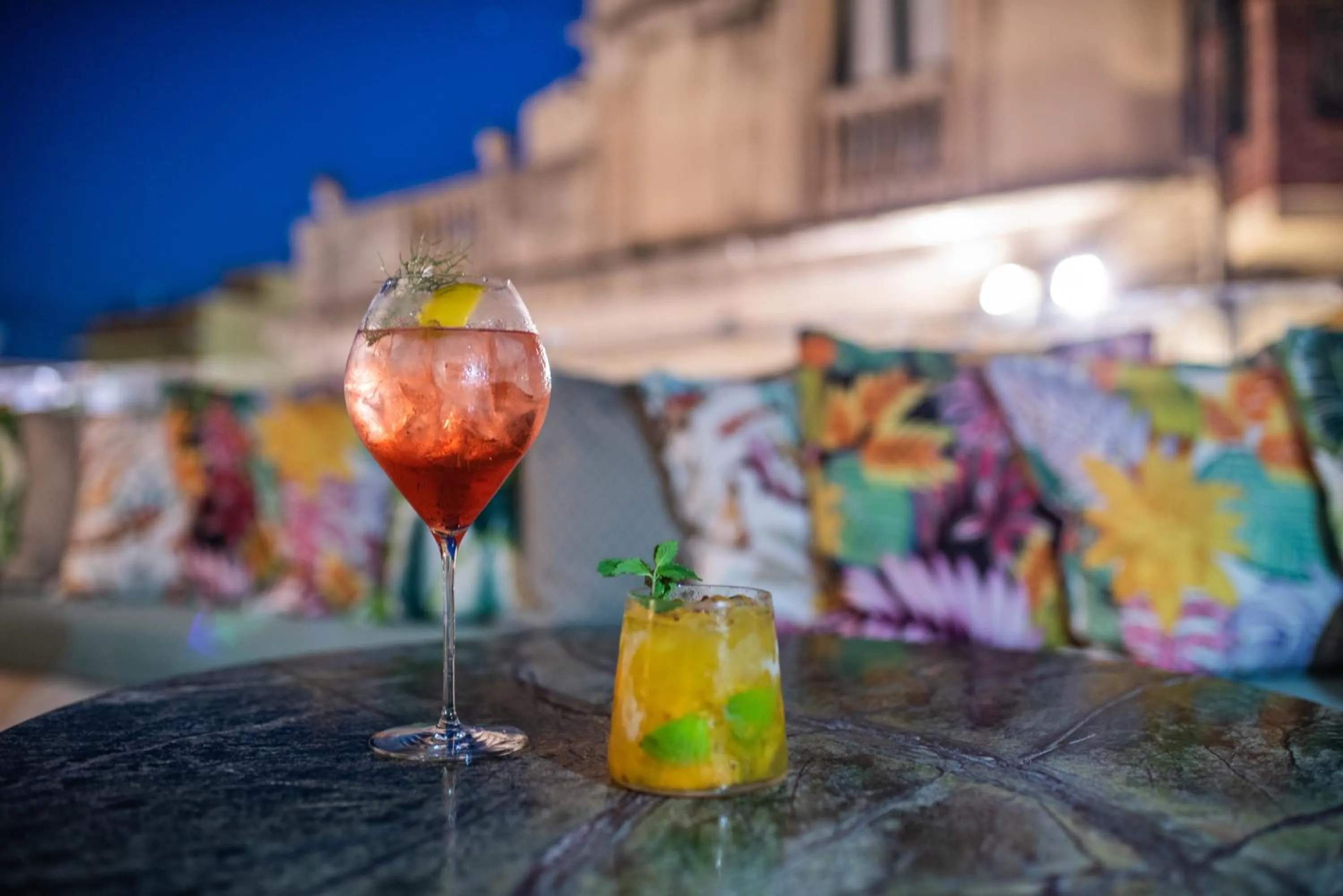 Garden in Médousa Bistrot & Suites